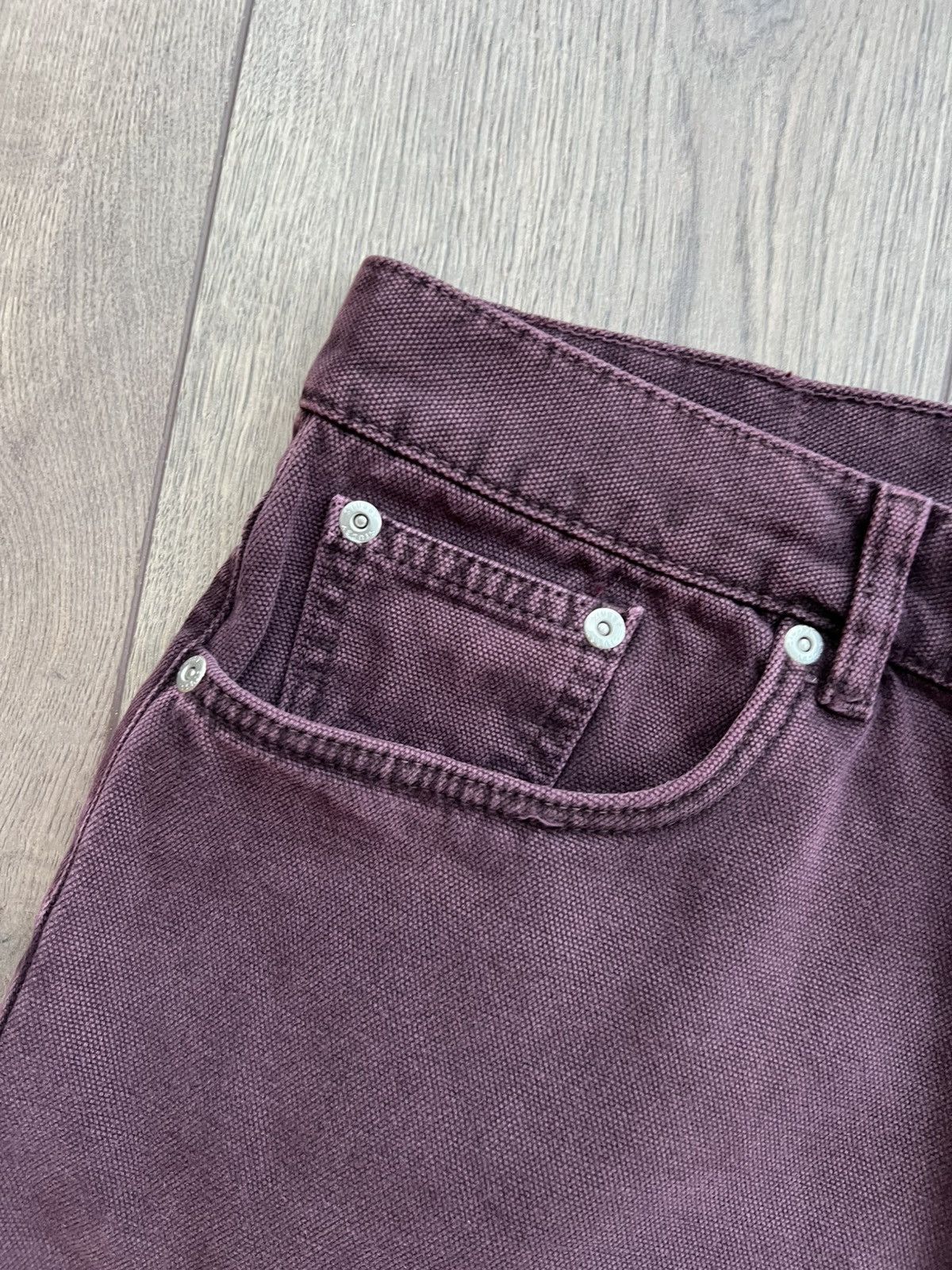 Stussy Stussy Canvas 8 Ball Big Ol Jean Purple Size 32 Size US 32 / EU 48 - 6 Thumbnail