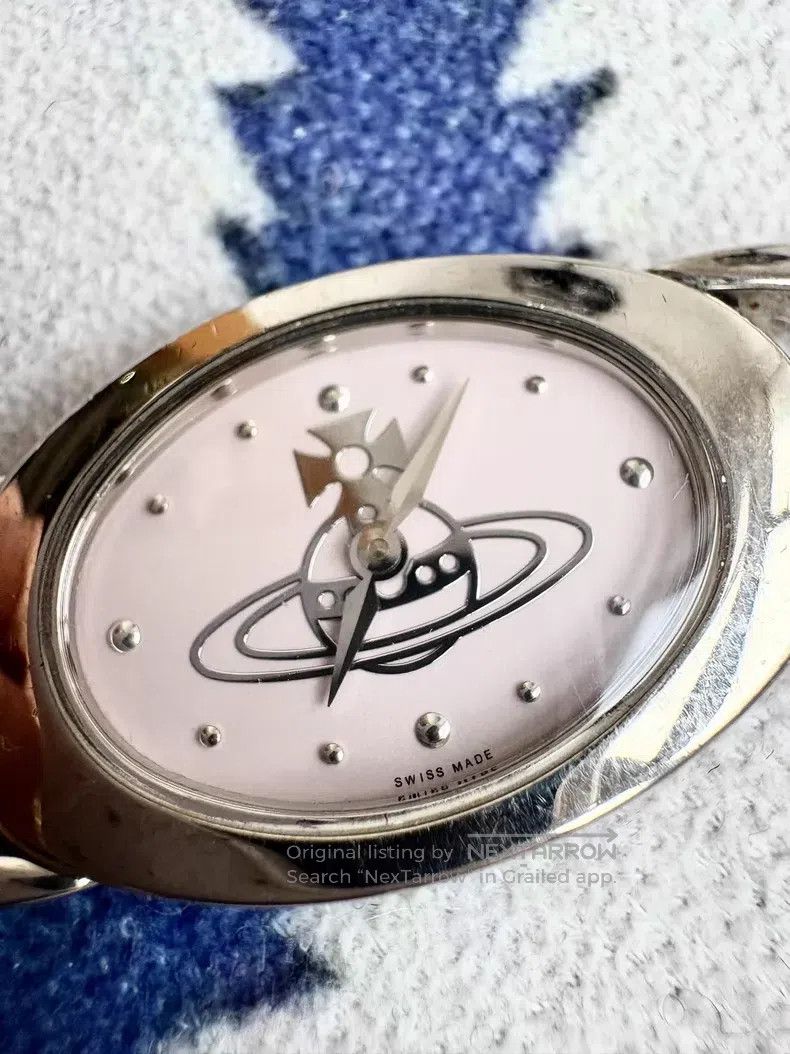 Vivienne Westwood Vivienne Westwood Pink Saturn Armor Watch Size ONE SIZE - 5 Thumbnail