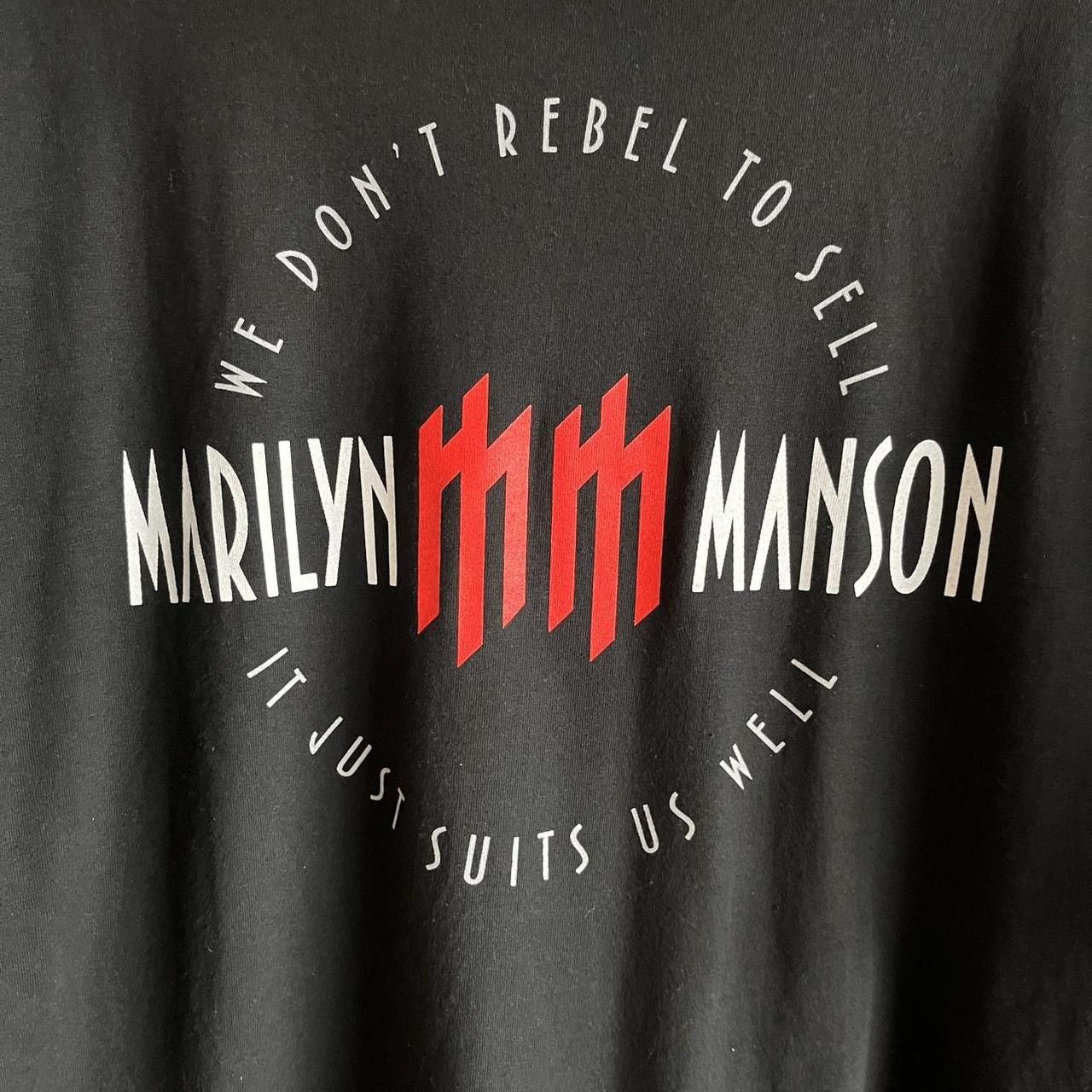 Marilyn Manson Y2K 00s Marilyn Manson vintage band tee Size US XXL / EU 58 / 5 - 5 Thumbnail