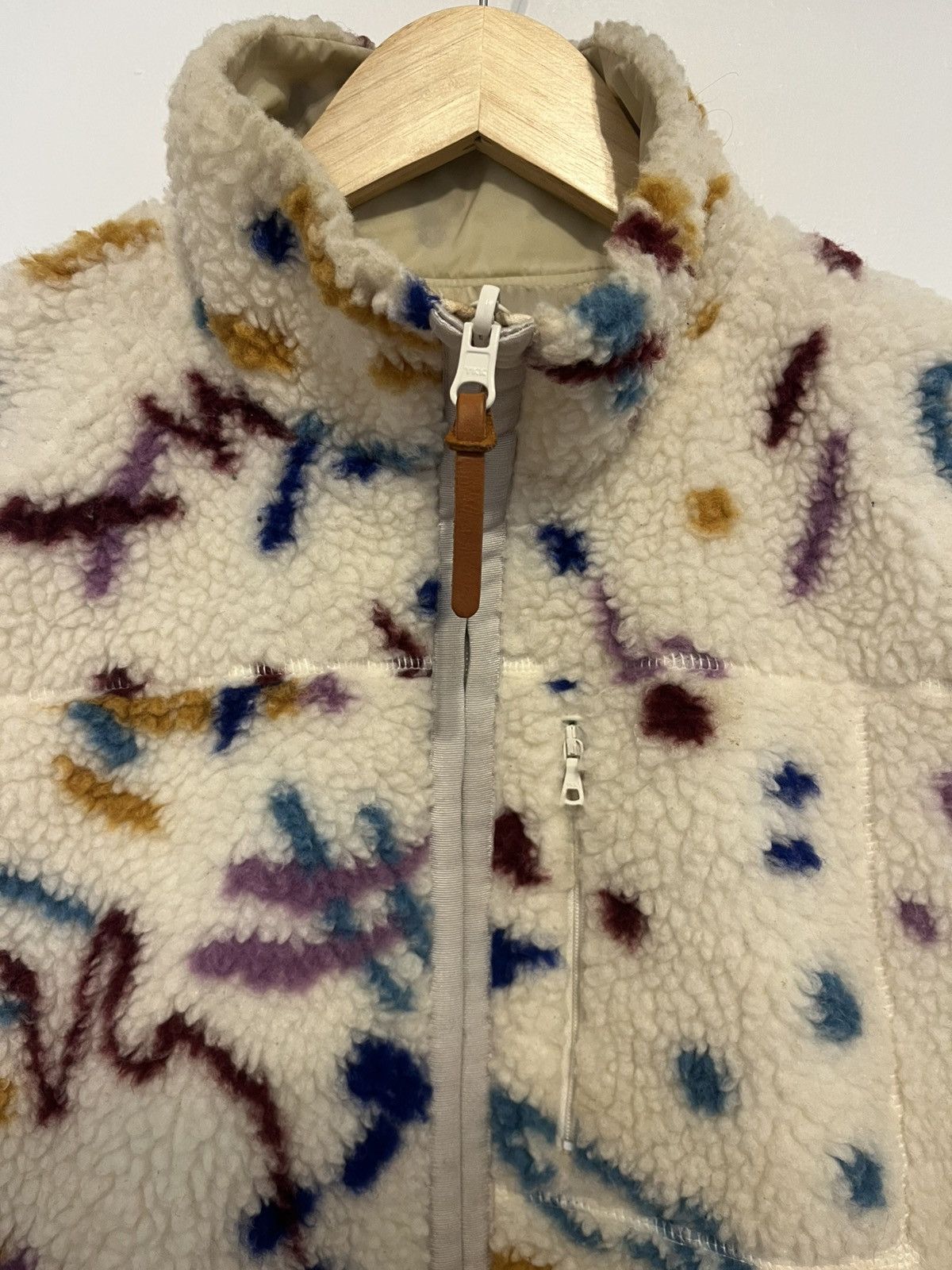 John Elliott Polar Memphis printed sherpa vest Size US M / EU 48-50 / 2 - 2 Thumbnail