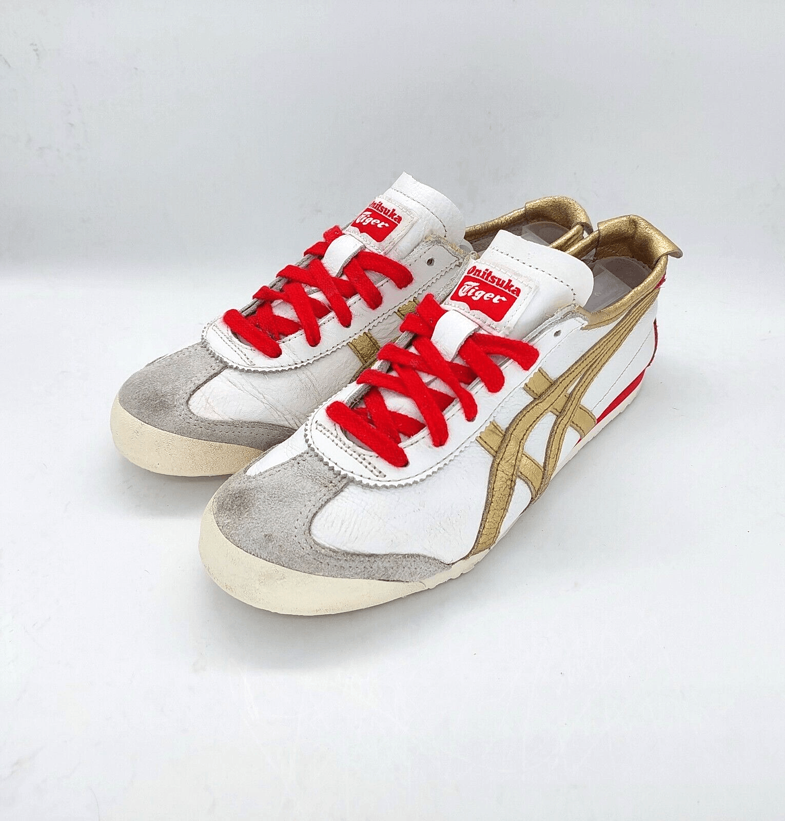 Onitsuka Tiger Mexico66 White Red Gold Us5.5 Eu38 24cm | Grailed