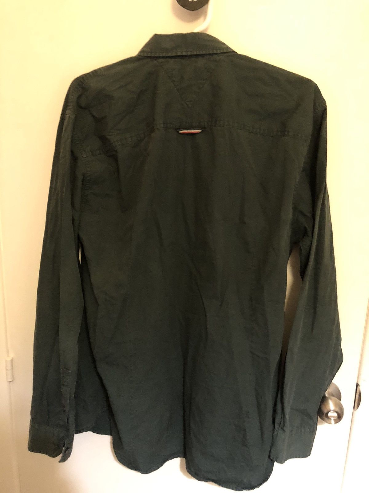 Tommy Hilfiger × Vintage Dark Green Vintage Tommy Hilfiger Shirt Size US L / EU 52-54 / 3 - 7 Thumbnail