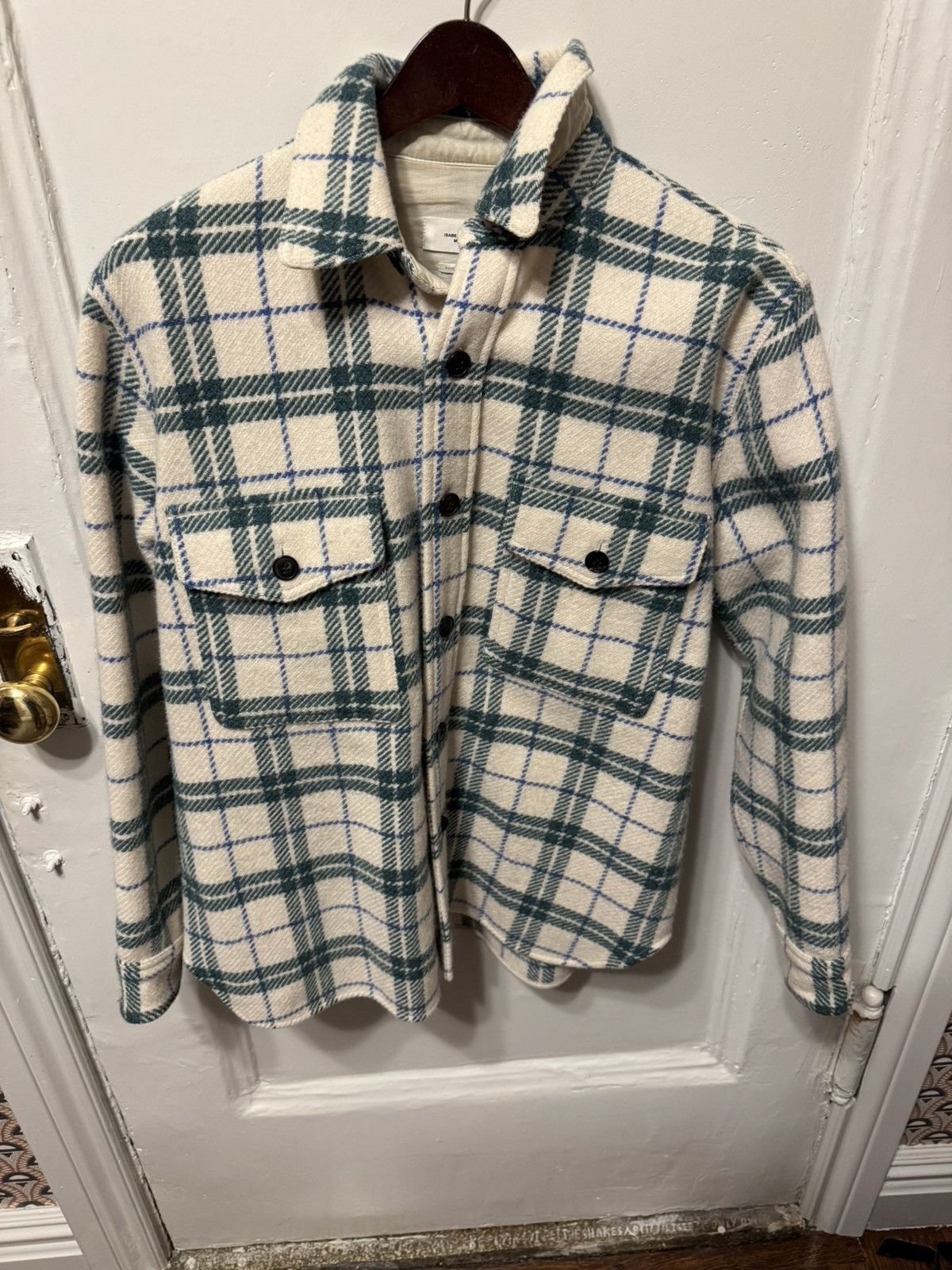 Isabel Marant Etoile Isabel Marant Faxon Wool Overshirt Size US S / EU 44-46 / 1 - 1 Thumbnail