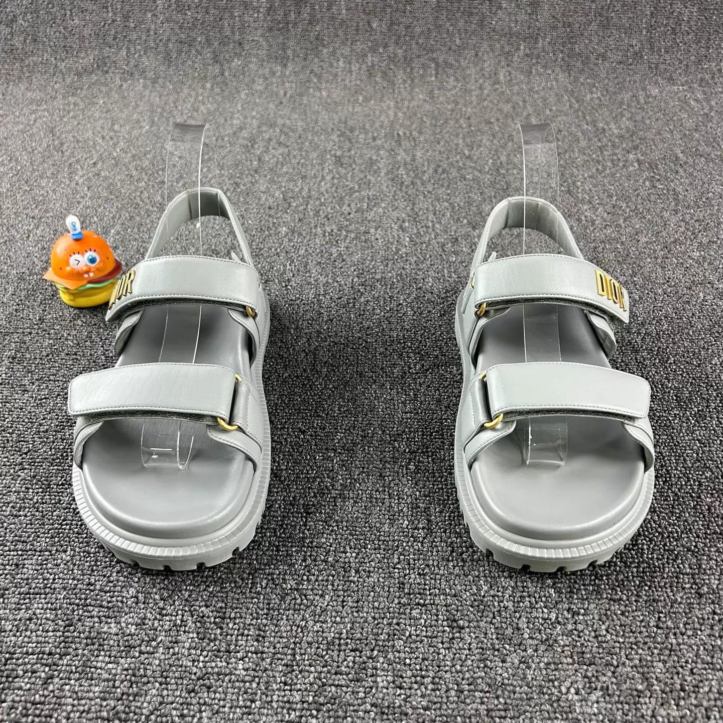 Dior Dior Logo Velcro Sandals Gray FR 36 Size US 5.5 / IT 35.5 - 2 Thumbnail
