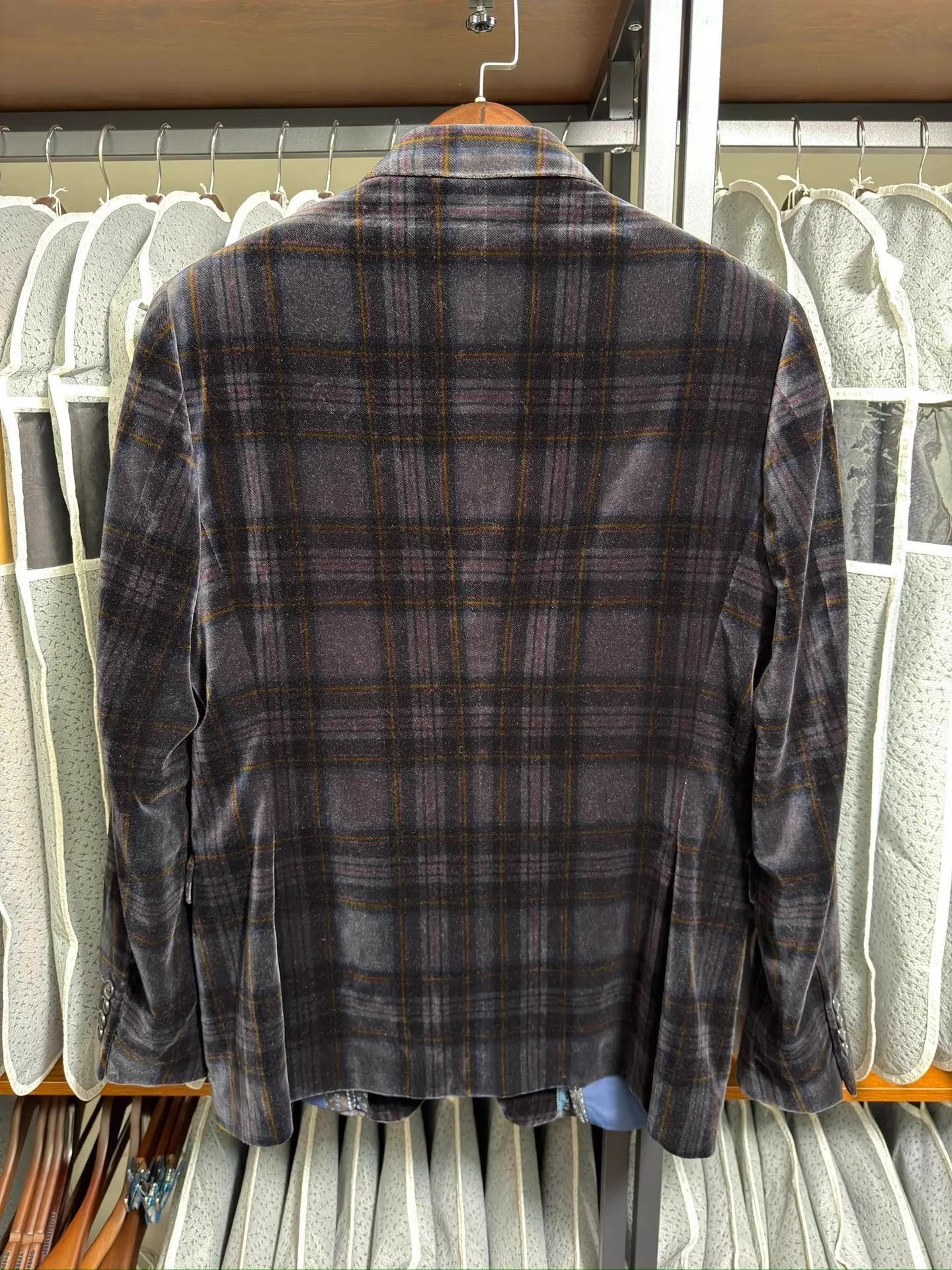 Etro Plaid Pattern Multi-Color Light Jacket Blazer Size US XXS / EU 40 - 2 Thumbnail