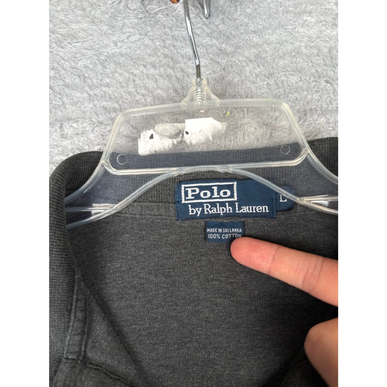 Ralph Lauren VINTAGE Polo Ralph Lauren Shirt Men Large Gray 100% Cotton Short Sleeve Golf Polo Shirt Men Large Gray 100% Cotton Short Sleeve Golf Size US L / EU 52-54 / 3 - 7 Thumbnail
