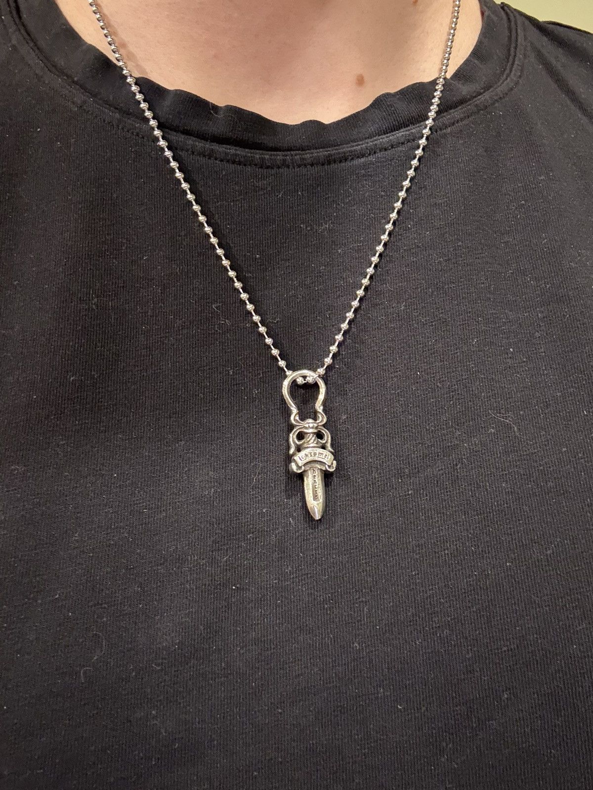 Chrome Hearts Chrome Hearts Dagger Pendant Silver Chain Necklace Zipper Size ONE SIZE - 5 Thumbnail