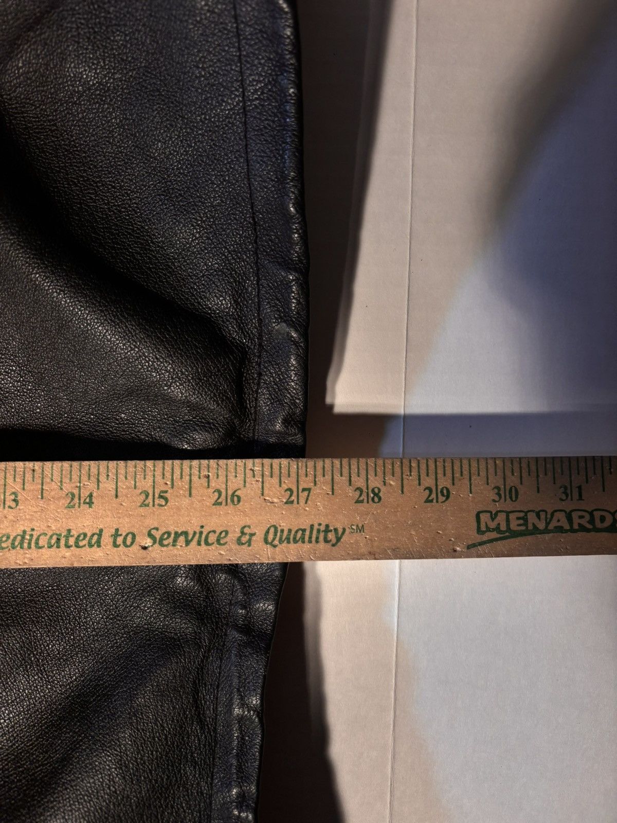 Wilsons Leather Vtg Moto Racing Stripe Cafe Faux Leather Motorcycle Jacket Size US L / EU 52-54 / 3 - 9 Thumbnail