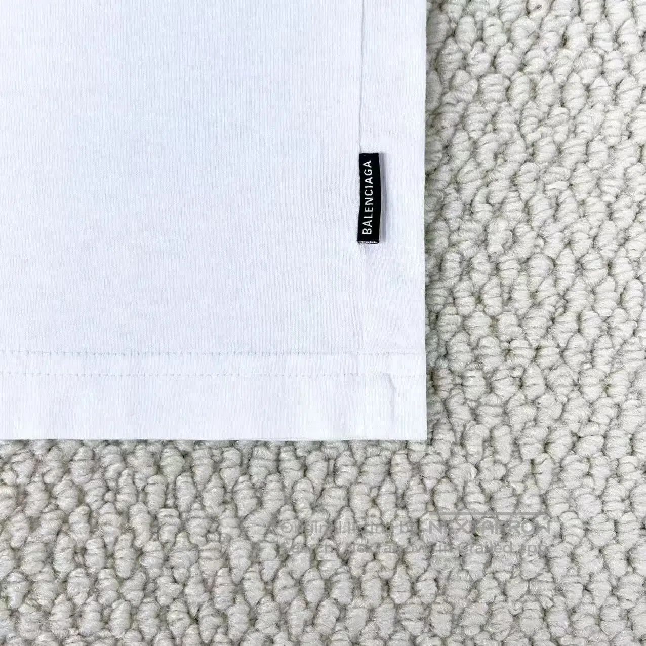 Balenciaga Balenciaga Tech Tee White with Logo Embroidery. Size US XS / EU 42 / 0 - 5 Thumbnail