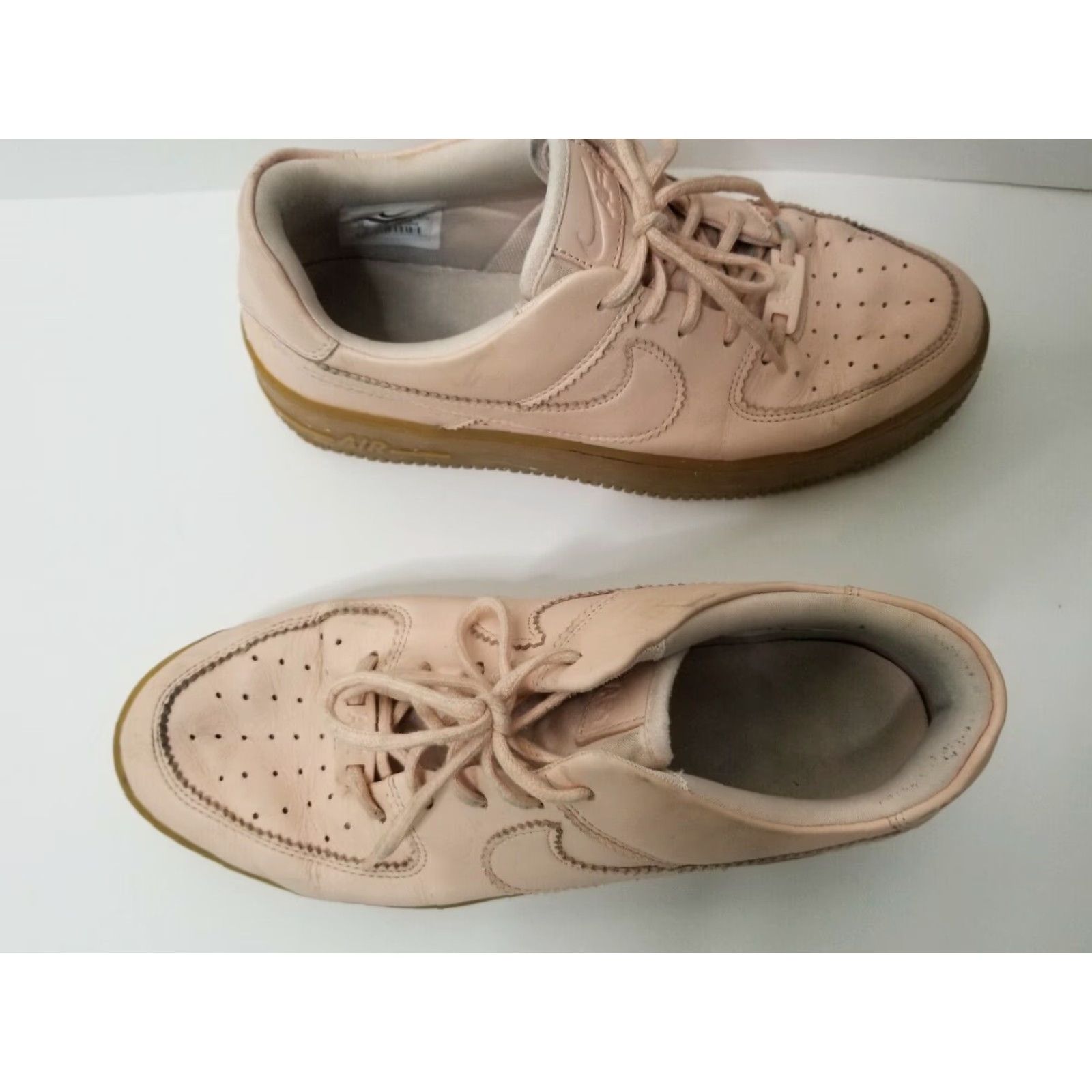 Nike Nike Air Force 1 Sage Low Sneakers - Women, Size 10, Pink Coral Gum, Leather, Athletic Shoe Size US 10 / IT 40 - 2 Thumbnail