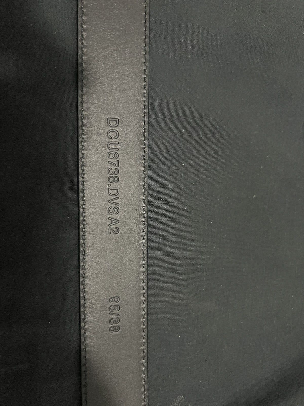 Versace Versace Saffiano Belt Size 32 - 3 Thumbnail