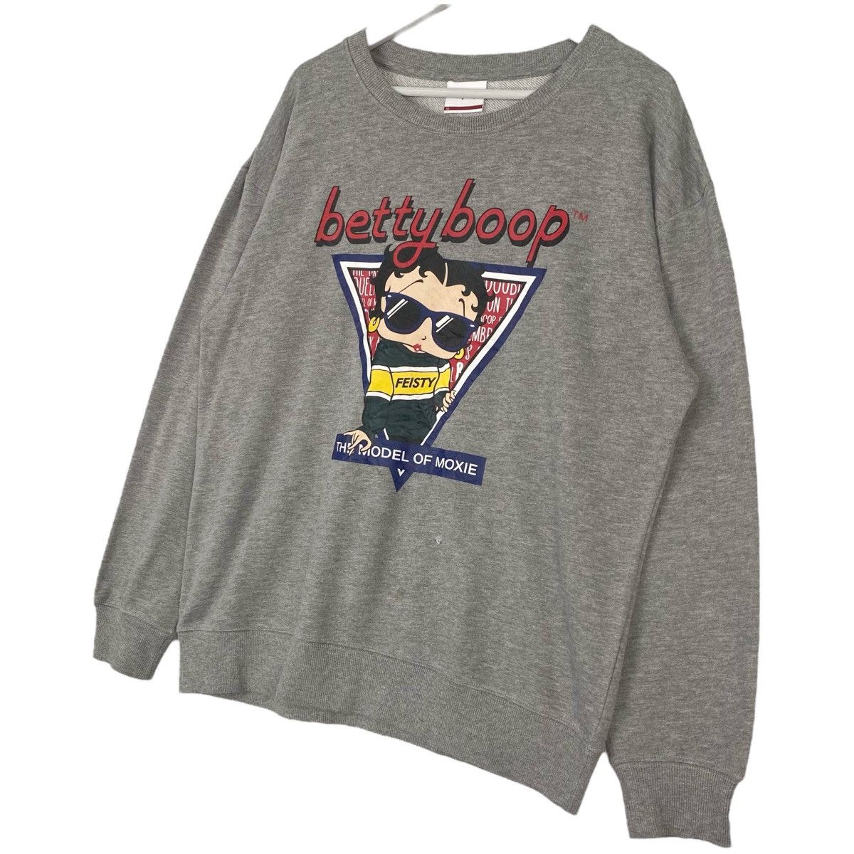 Vintage Vintage Betty Boop Printed Crewneck Sweatshirt Gray Size LL Size L / US 10 / IT 46 - 2 Thumbnail