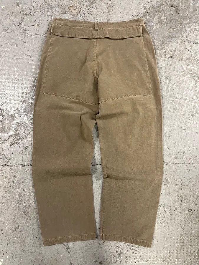 Prada × Vintage 2000s Prada Linea Rossa Beige Pants Size US 33 - 7 Thumbnail