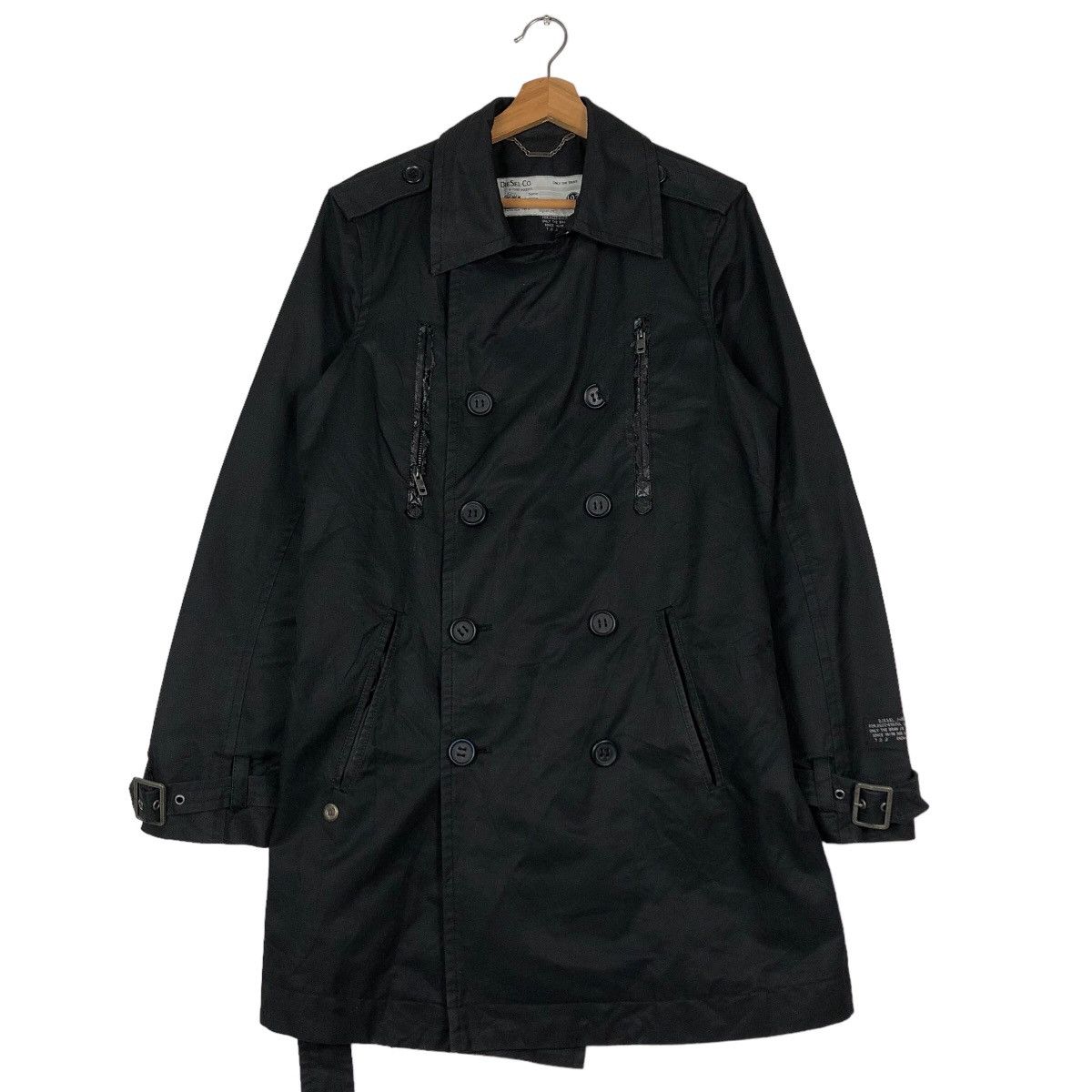 Diesel 🔥Bondage Parachute Biker Long Jacket Robed Design Diesel Size US M / EU 48-50 / 2 - 1 Thumbnail