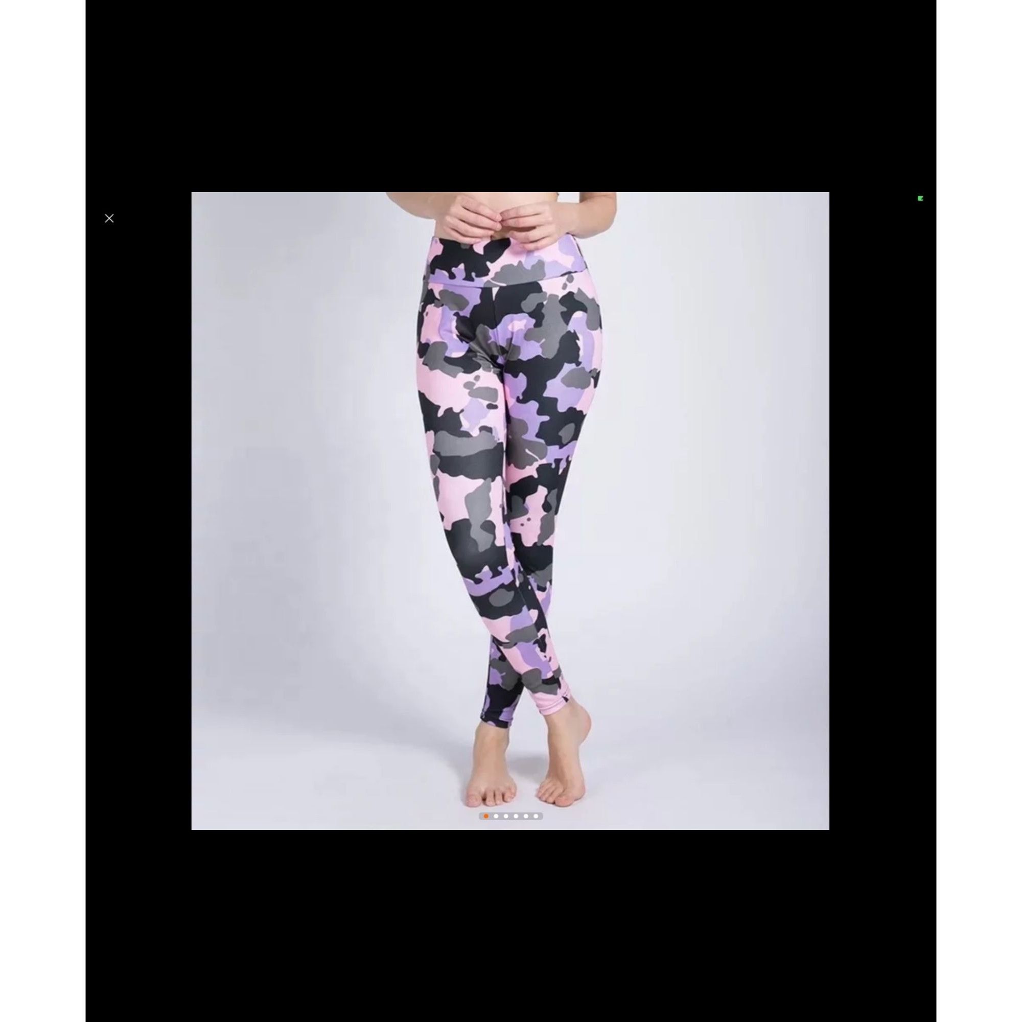 Other Swank Activewear Camo Leggings Women's Size Large Size 34" / US 12 / IT 48 - 4 Thumbnail