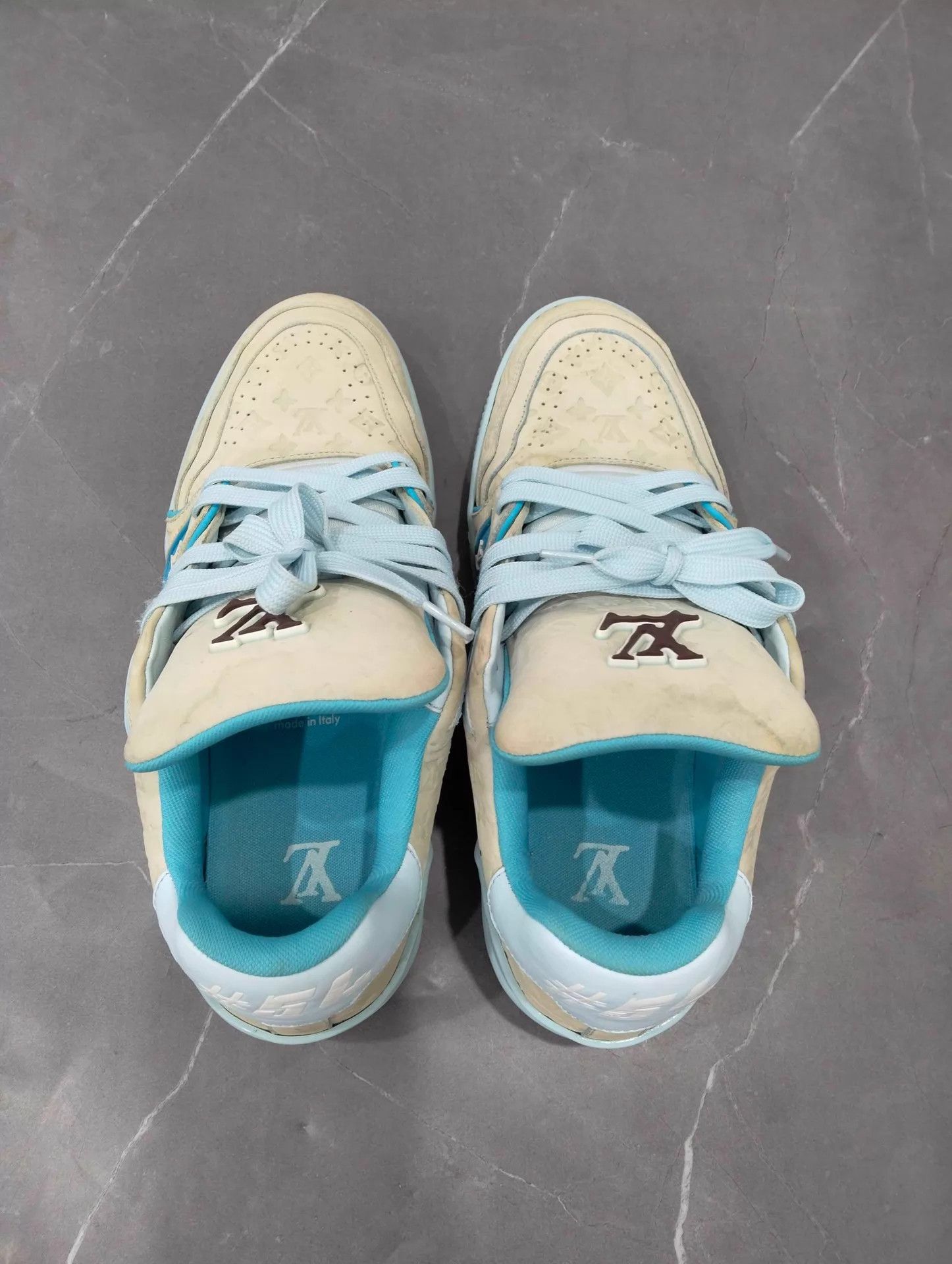 Louis Vuitton Louis Vuitton Trainer Tyler Blue 40.5 95 New Size US 7.5 / EU 40-41 - 7 Thumbnail