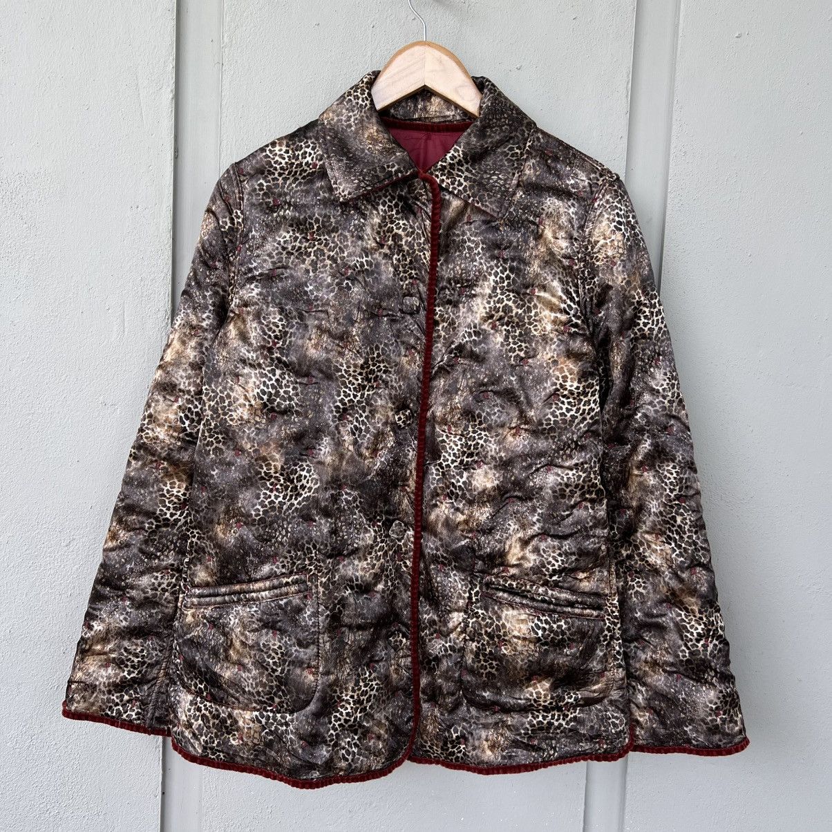Vintage Stories Di Salco Full Printed Leopard Jacket Size US M / EU 48-50 / 2 - 6 Thumbnail