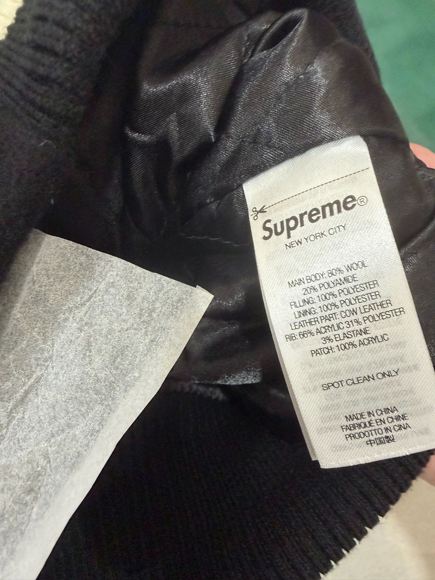 Number (N)ine × Supreme Supreme x NUMBER(N)INE x Mickey Mouse WEEK8 Varsity Jacket Size US M / EU 48-50 / 2 - 6 Thumbnail