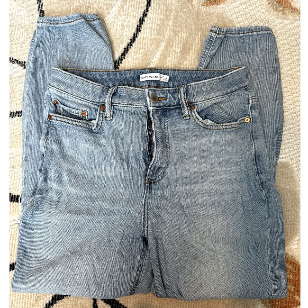 Lauren Ralph Lauren Elizabeth and James high rise skinny ankle jeans size 12-31 Size 34" / US 12 / IT 48 - 1 Thumbnail