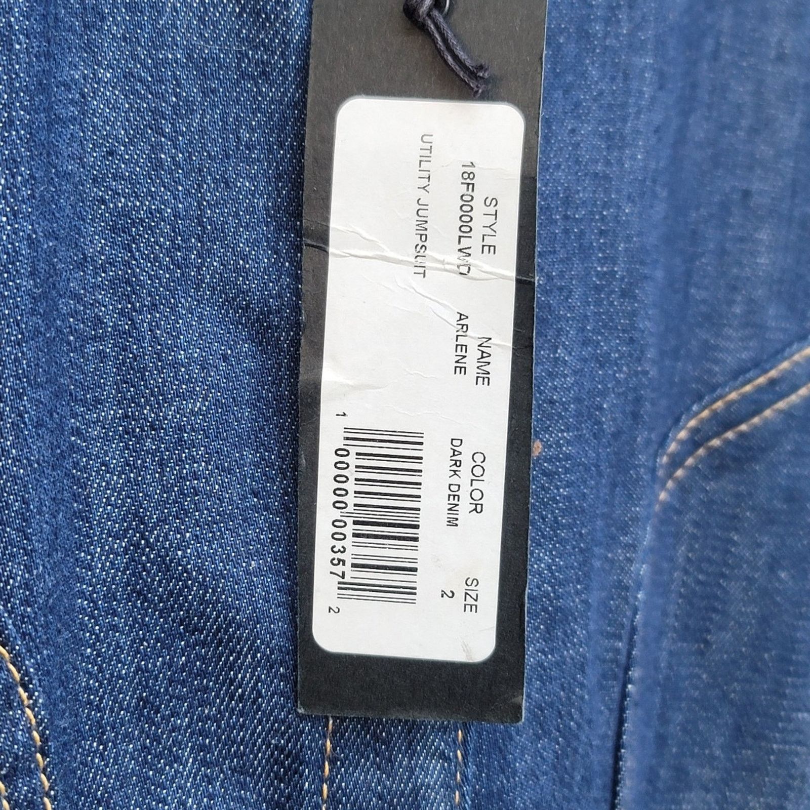 The Unbranded Brand Land Of Distraction 70’s Inspired Denim Flared Jumpsuit Size 26" / US 2 / IT 38 - 8 Thumbnail
