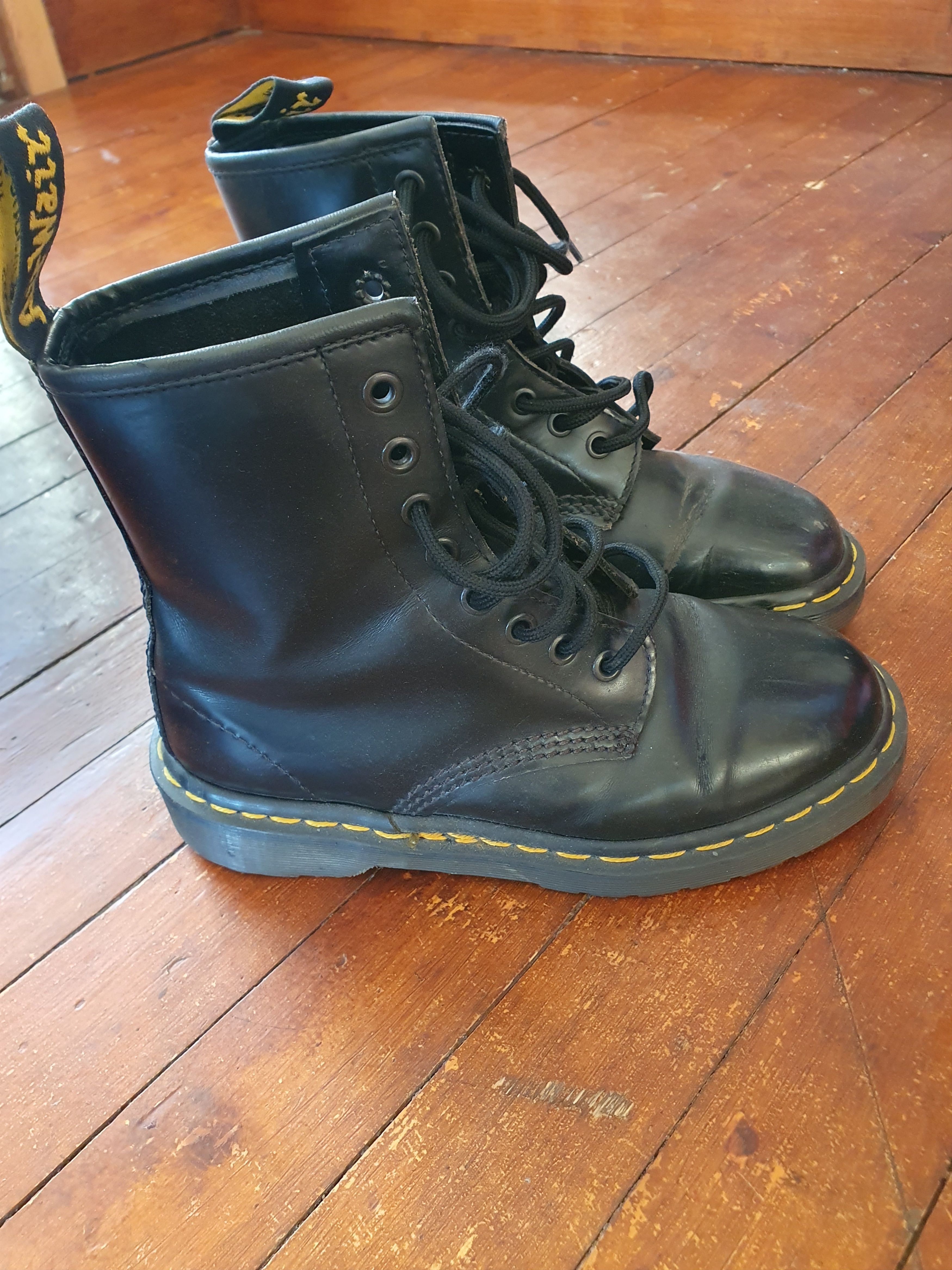 Dr. Martens × Vintage Dr. Martens Vintage 1480Y Made in England sz 4Y / Wmns 5.5 Size US 5.5 / IT 35.5 - 3 Thumbnail