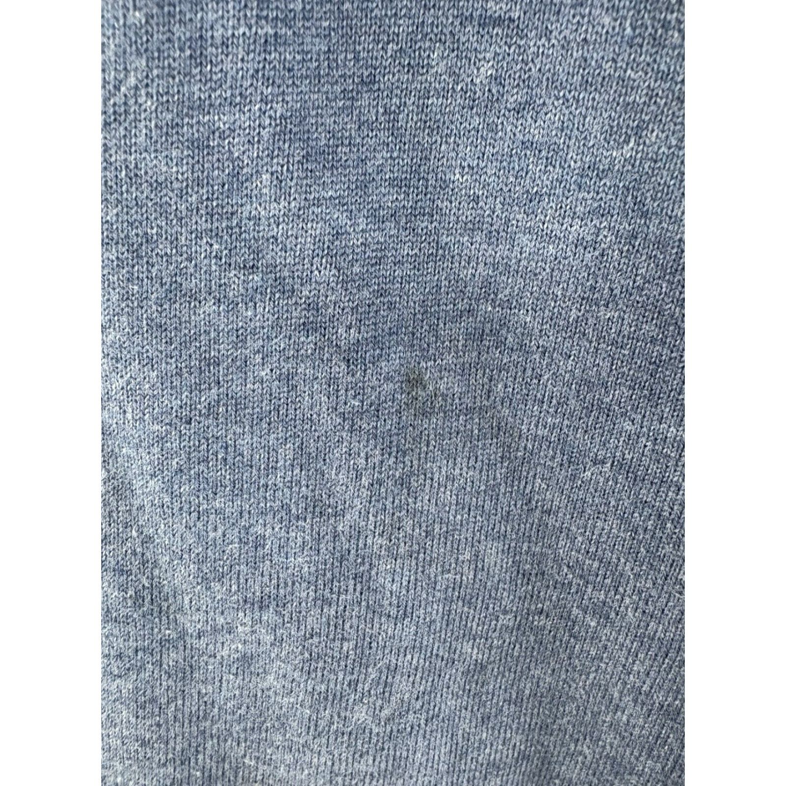 CO VINTAGE Southern Point Co Blue Pullover Sweater Men XL 100% Cotton Zip Mock Neck Casual Travel Winter Size US XL / EU 56 / 4 - 5 Thumbnail