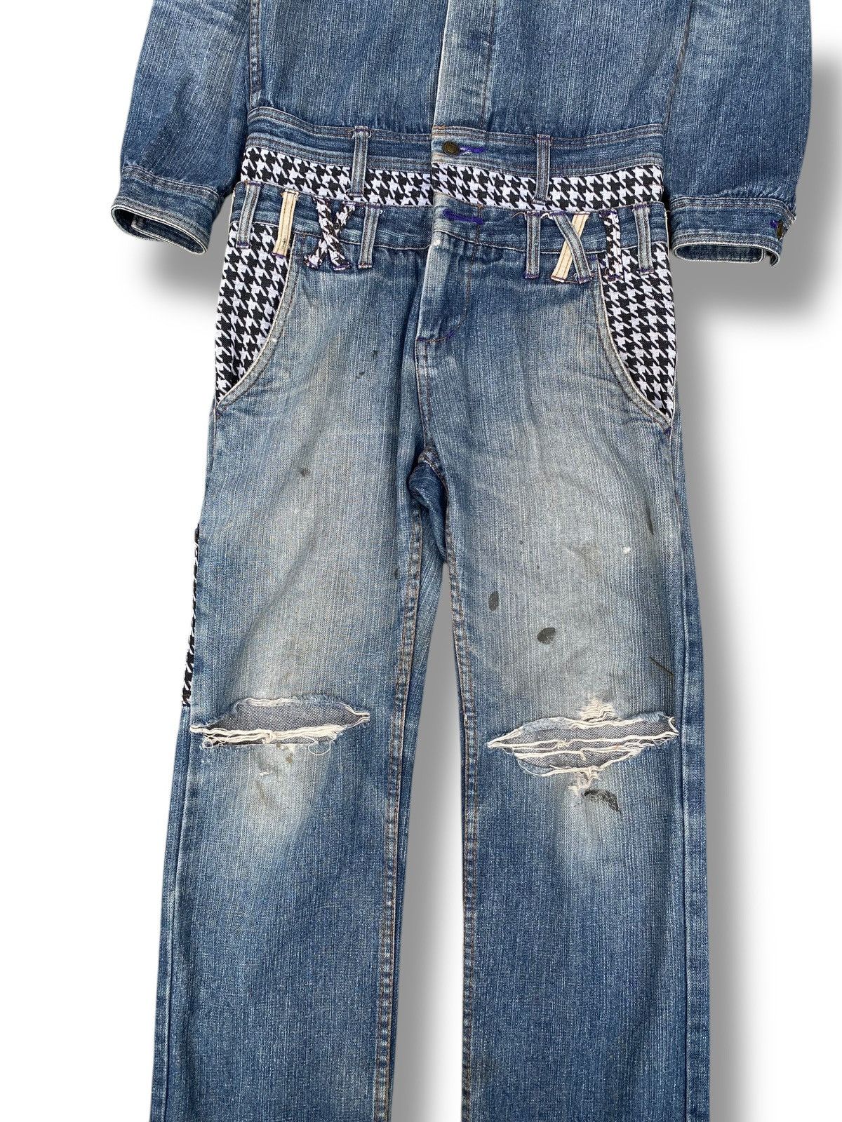 Issey Miyake × Japanese Brand Vintage Jungle Storm Indigo Coverall. #E8 Size US 32 / EU 48 - 4 Thumbnail