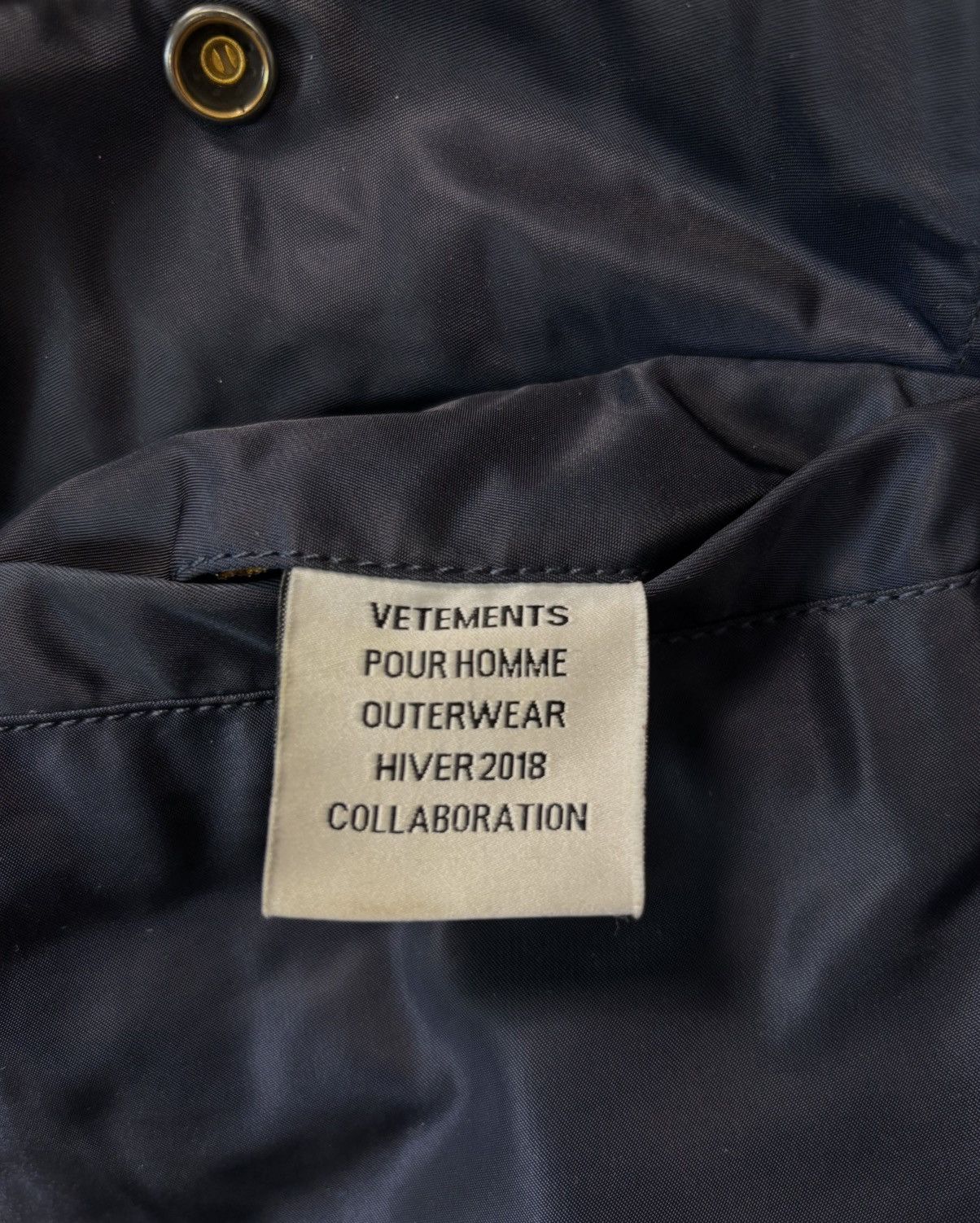 Alpha Industries × Vetements Vetements x Alpha FW18 Reversible Hooded Bomber Jacket Size US XS / EU 42 / 0 - 16 Thumbnail