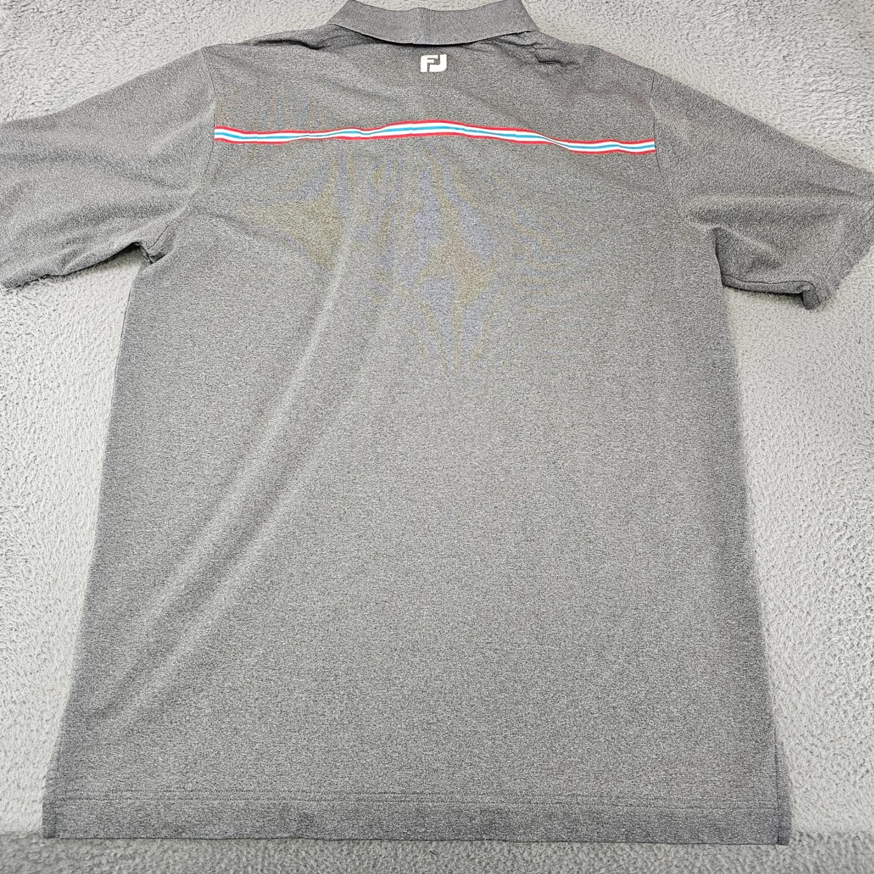 Footjoy FootJoy Polo Shirt Mens XL Grey Athletic Performance Knit Stretch Golf Shirt Size US XL / EU 56 / 4 - 4 Thumbnail