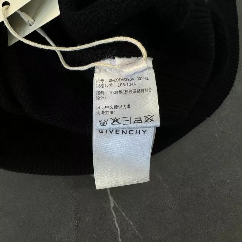 Givenchy Givenchy Velvet Tiger Head Embroidered Letter Hoodie Size US XL / EU 56 / 4 - 5 Thumbnail