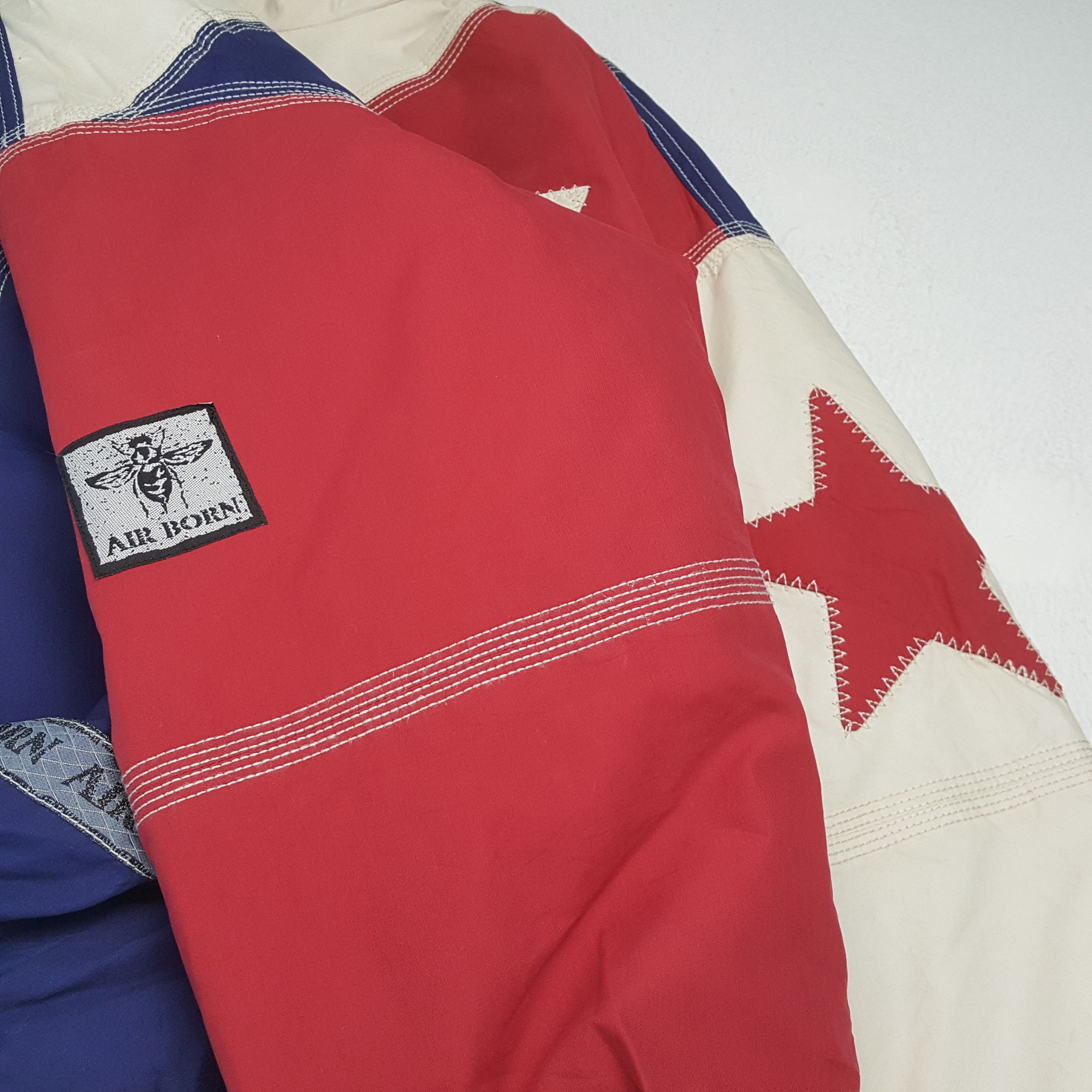 Japanese Brand × Vintage AIR BORN Rare Design Jacket Streetwear Size US XL / EU 56 / 4 - 7 Thumbnail