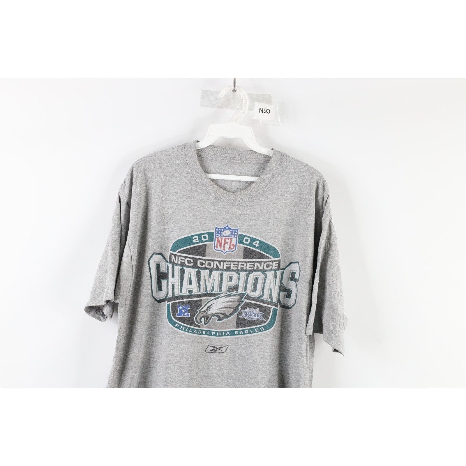 Reebok Vintage Reebok Distressed Philadelphia Eagles T-Shirt Size US L / EU 52-54 / 3 - 2 Thumbnail