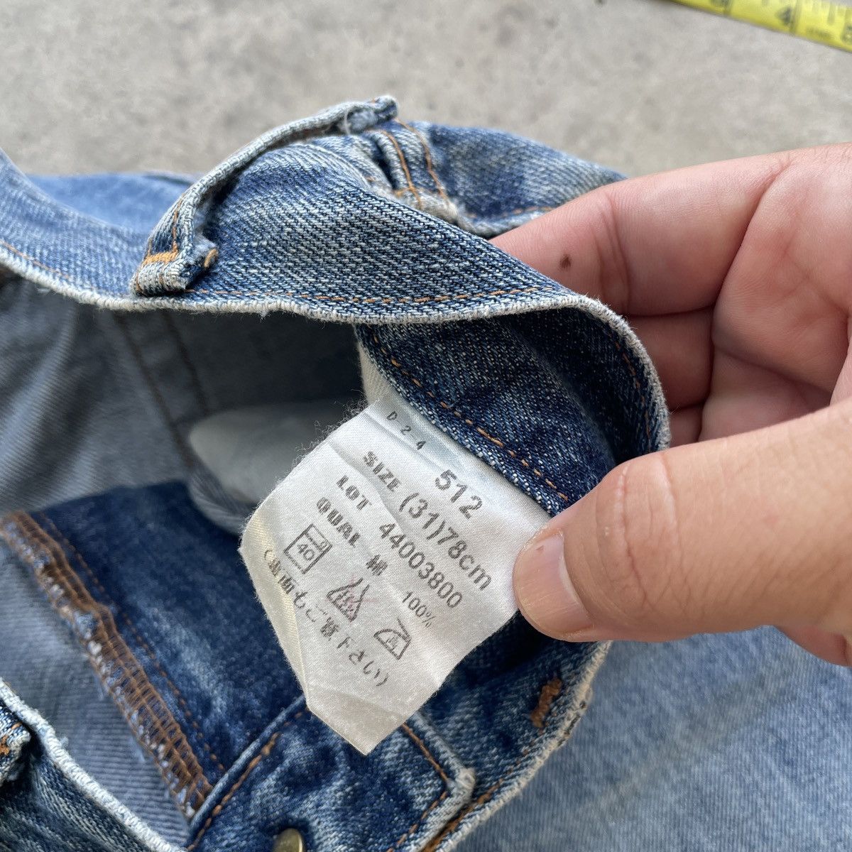 Japanese Brand × Jean × Vintage Vintage Bobson Lot512 Distressed Faded Jeans Denim Pants W31 Size US 31 - 9 Thumbnail