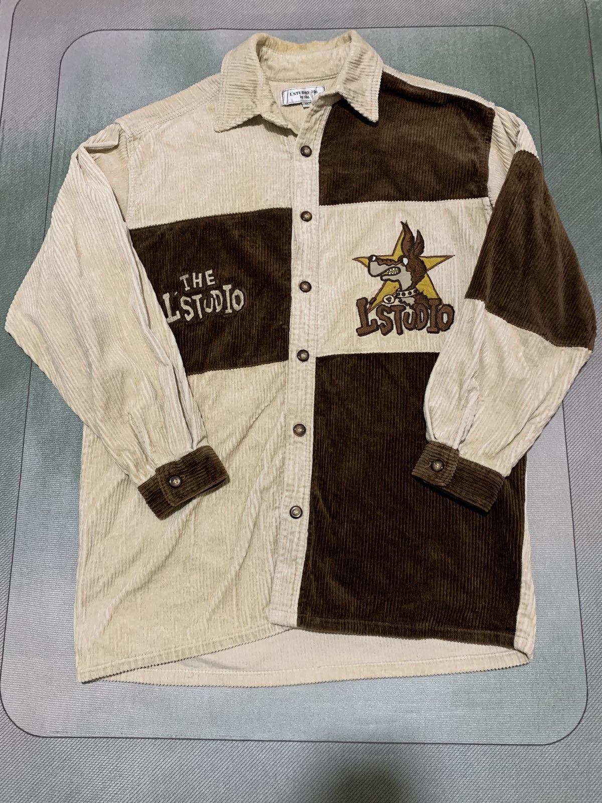 Other Japanese Designer Brand L STUDIO by Sho Corduroy Shirt Size US M / EU 48-50 / 2 - 14 Thumbnail