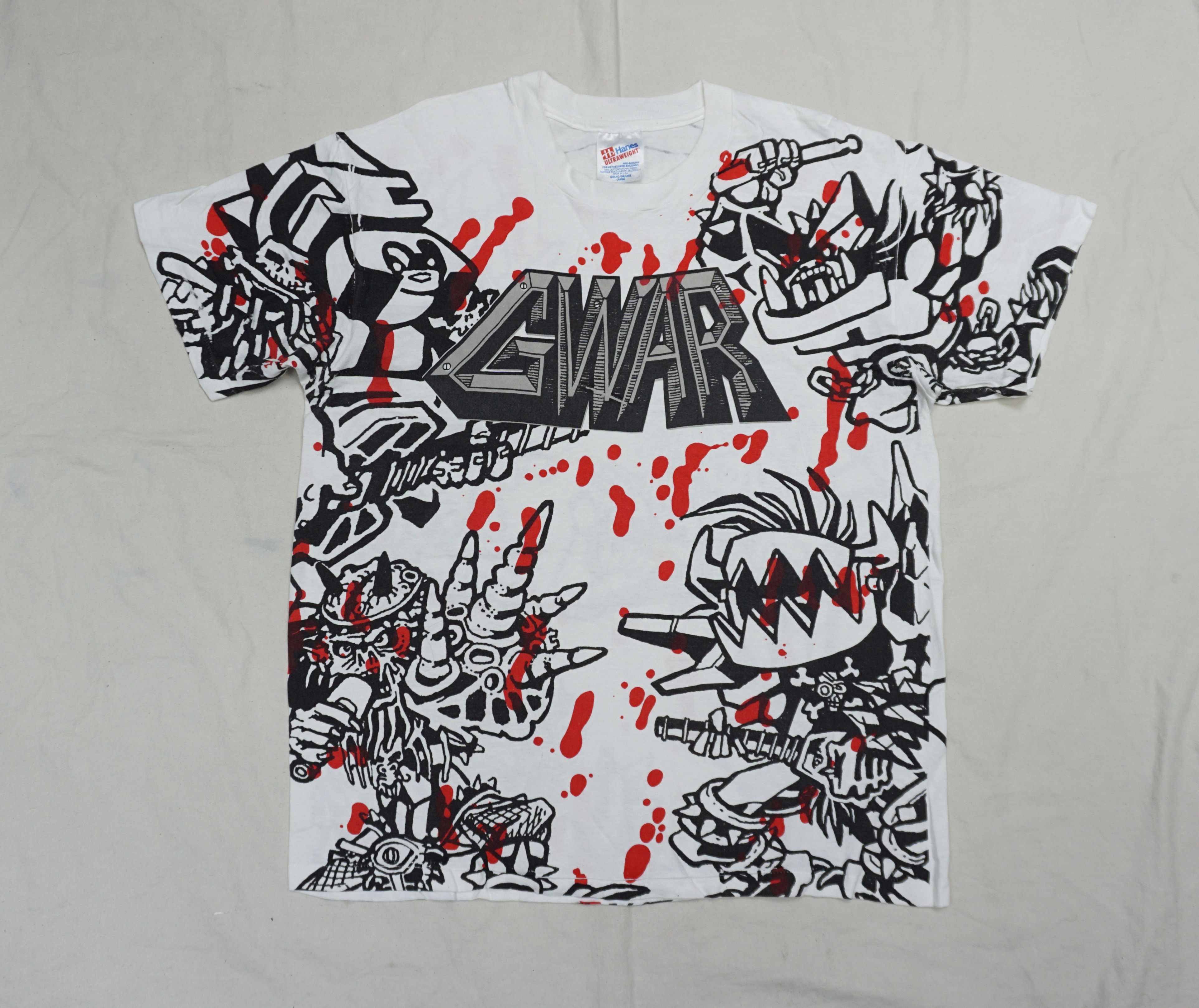 GWAR 90s ヴィンテージTシャツ JAXTAPOZ GWAR 表紙 GWAR 90s ヴィンテージTシャツ JAXTAPOZ GWAR 表紙