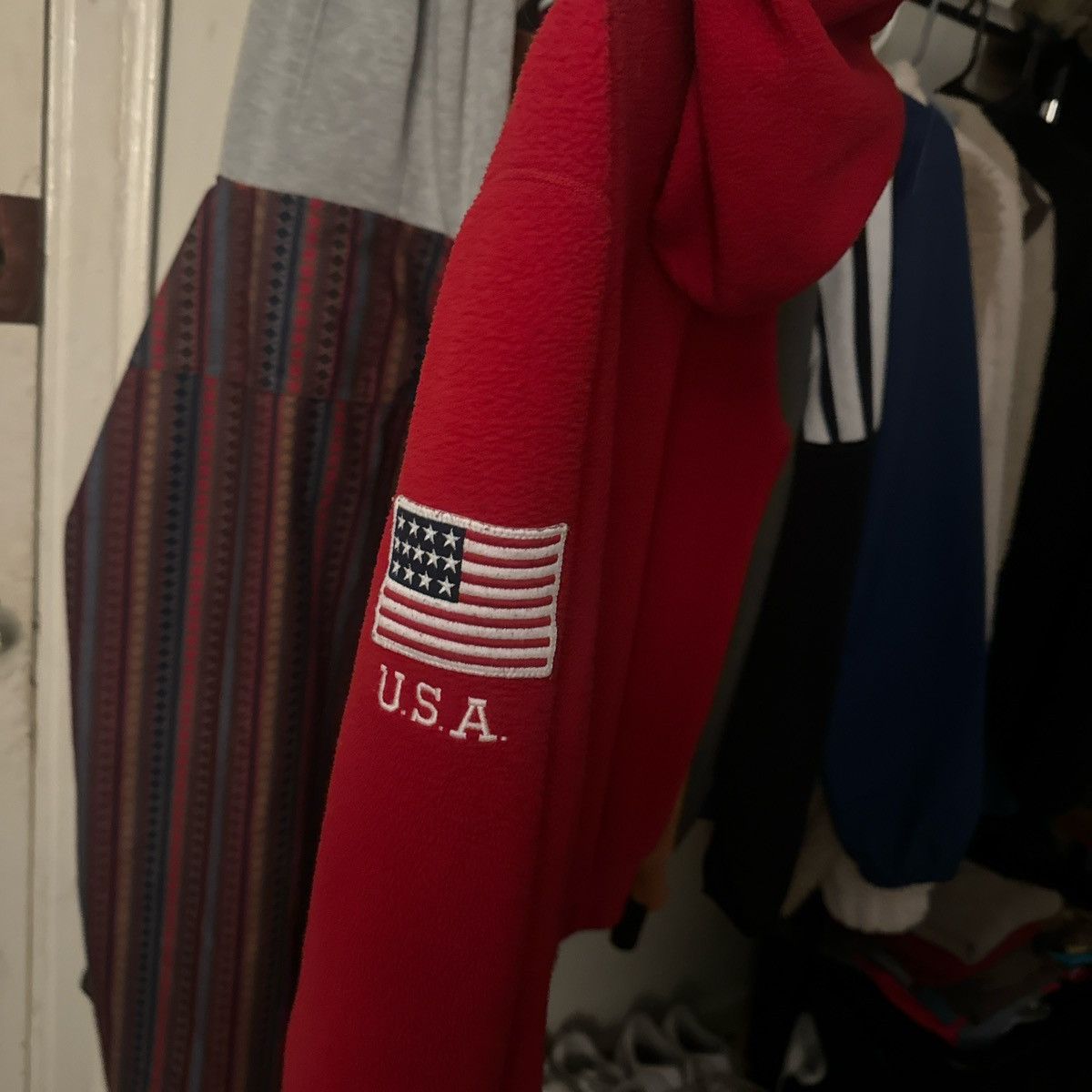 Polo Ralph Lauren Polo Ralph Lauren fleece hoodie with flag patch Size US S / EU 44-46 / 1 - 2 Thumbnail