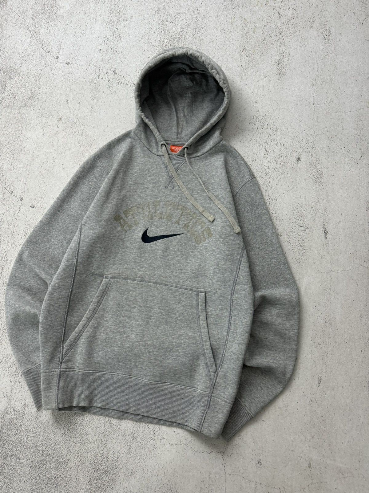 Nike × Vintage Nike Athletic Swoosh Vintage Hoodie Size US L / EU 52-54 / 3 - 2 Thumbnail