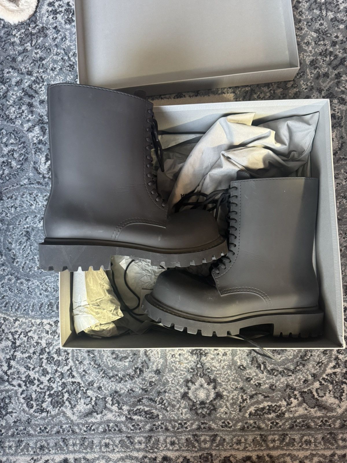 Balenciaga Balenciaga Runway Winter 24 Stomper Boots | Grailed