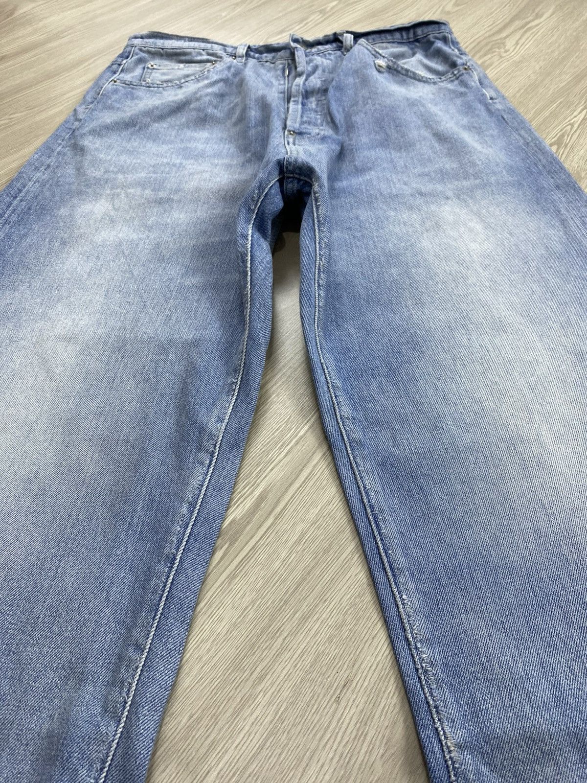 Maison Margiela Maison Margiela Paris Distressed Wide Pants Size US 32 / EU 48 - 6 Thumbnail
