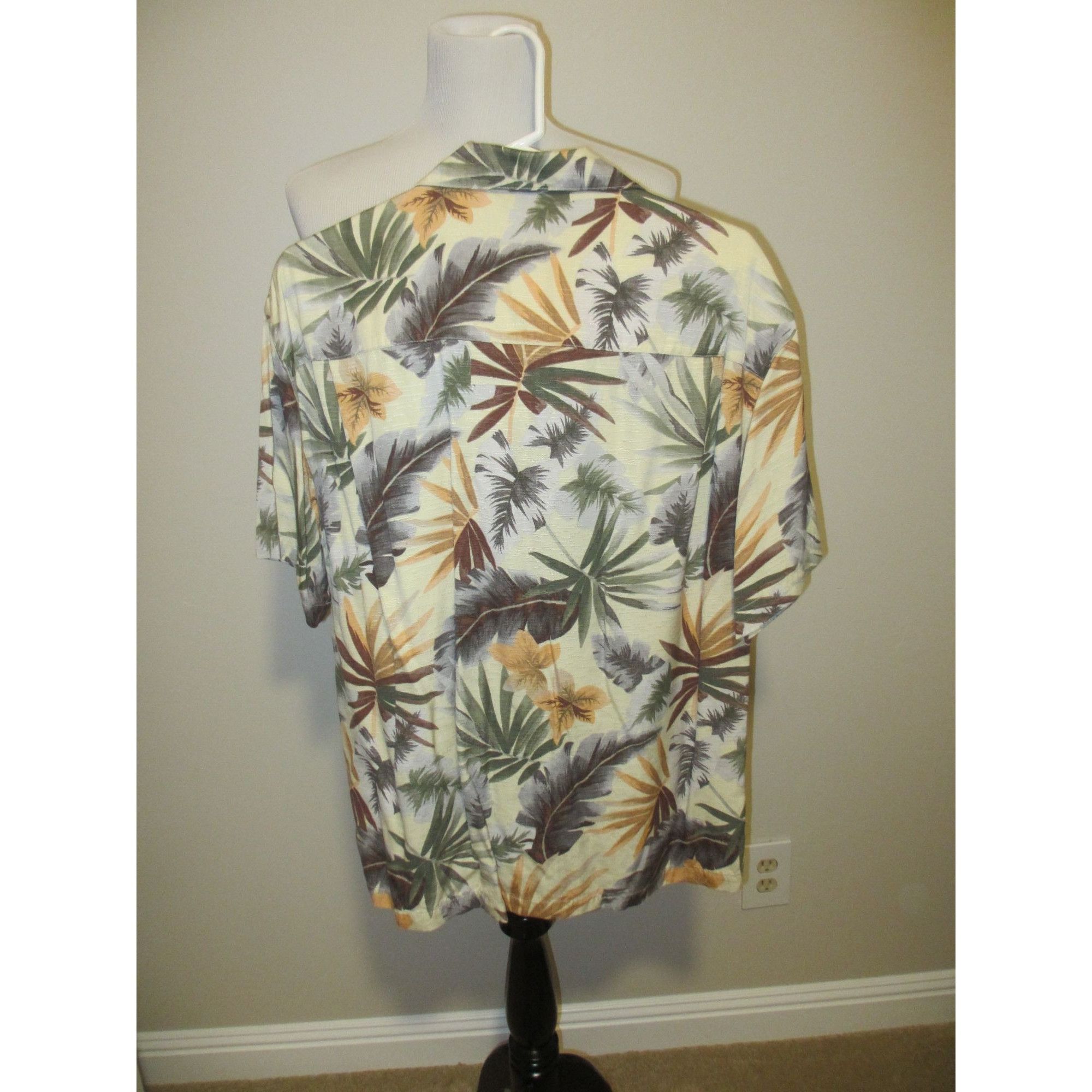 Other Caribbean Joe Mens Tropical Print Short Sleeve Button-Up Shi Size US S / EU 44-46 / 1 - 2 Thumbnail