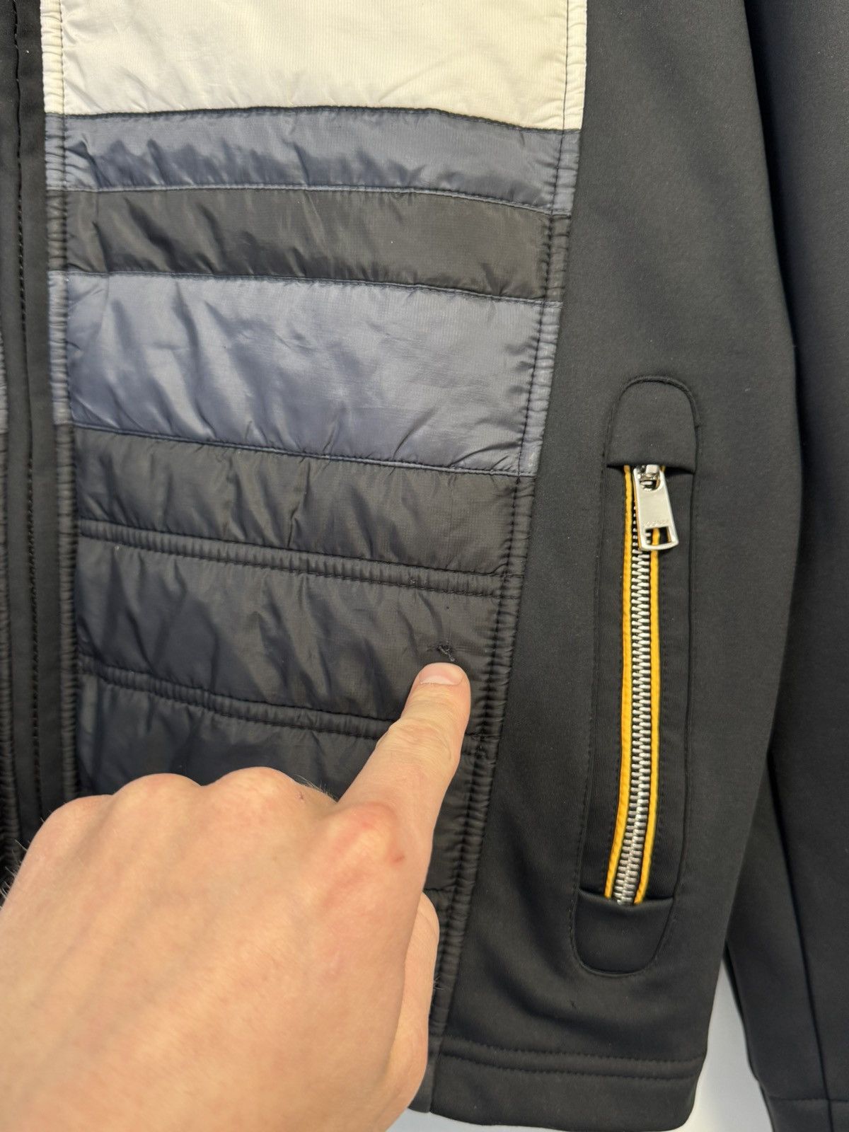 Bogner Bogner Zip Jacket Quilted Front Stripe Trim Lightweight Size US L / EU 52-54 / 3 - 8 Thumbnail