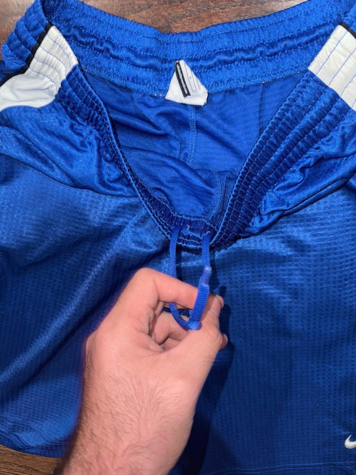 Nike Nike Hoop Shorts Mens Sz M Cobalt Blue Shiny Silky Rare Size US 32 / EU 48 - 4 Thumbnail