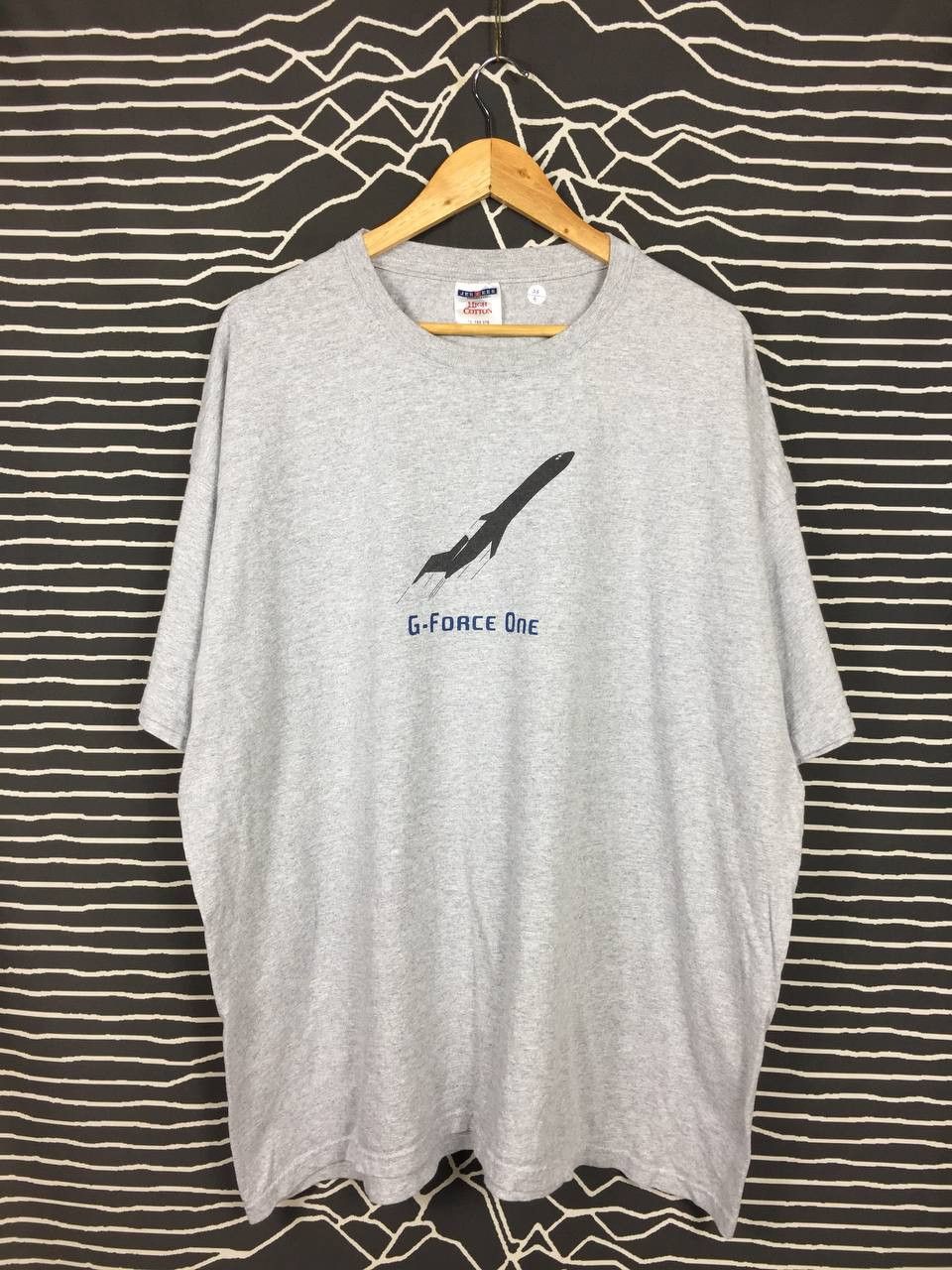 Jerzees × Vintage Vtg 00s Jerzees Zero Gravity "G-FORCE ONE" Aircraft Tee Size US XXL / EU 58 / 5 - 2 Thumbnail