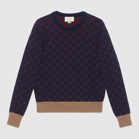Gucci Gucci GG logo wool sweater Size US S / EU 44-46 / 1 - 1 Thumbnail