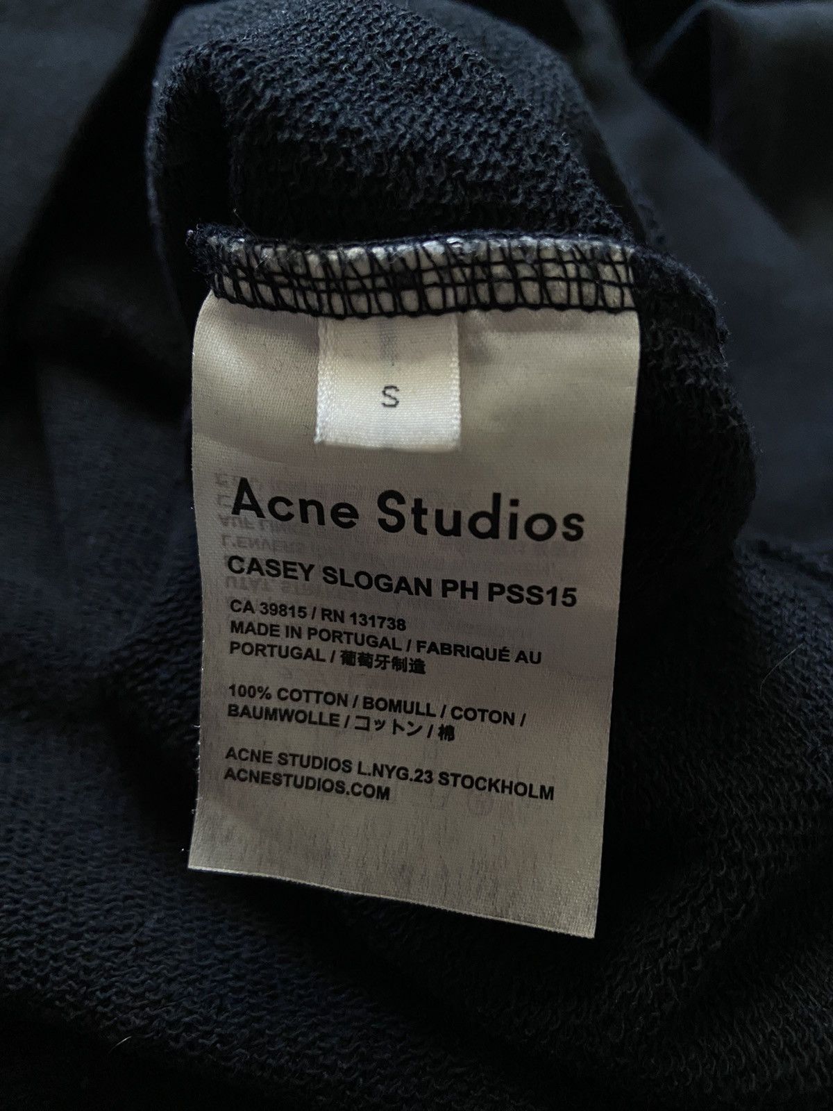 Acne Studios Acne Studios “Photocopy” Casey Slogan Sweatshirt/Crewneck Size US S / EU 44-46 / 1 - 6 Thumbnail