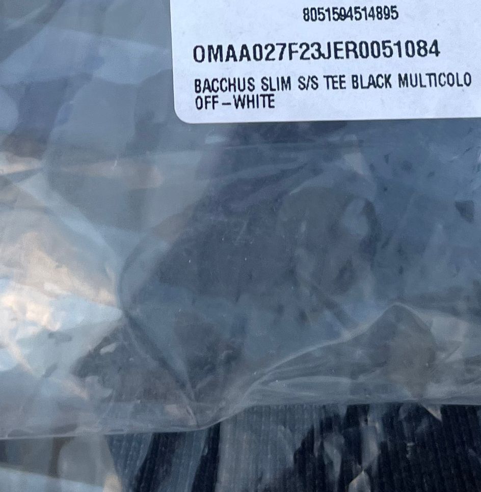 Off-White Bacchus Slim SS Tee in Black Size US S / EU 44-46 / 1 - 20 Thumbnail