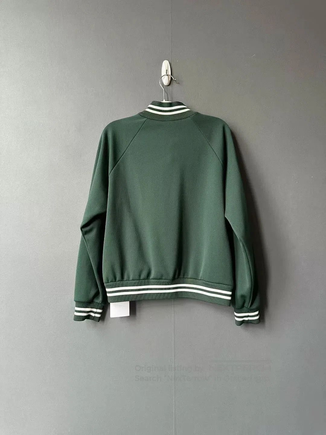 Celine celine green embroidered logo stand collar jacket. Size US M / EU 48-50 / 2 - 2 Thumbnail