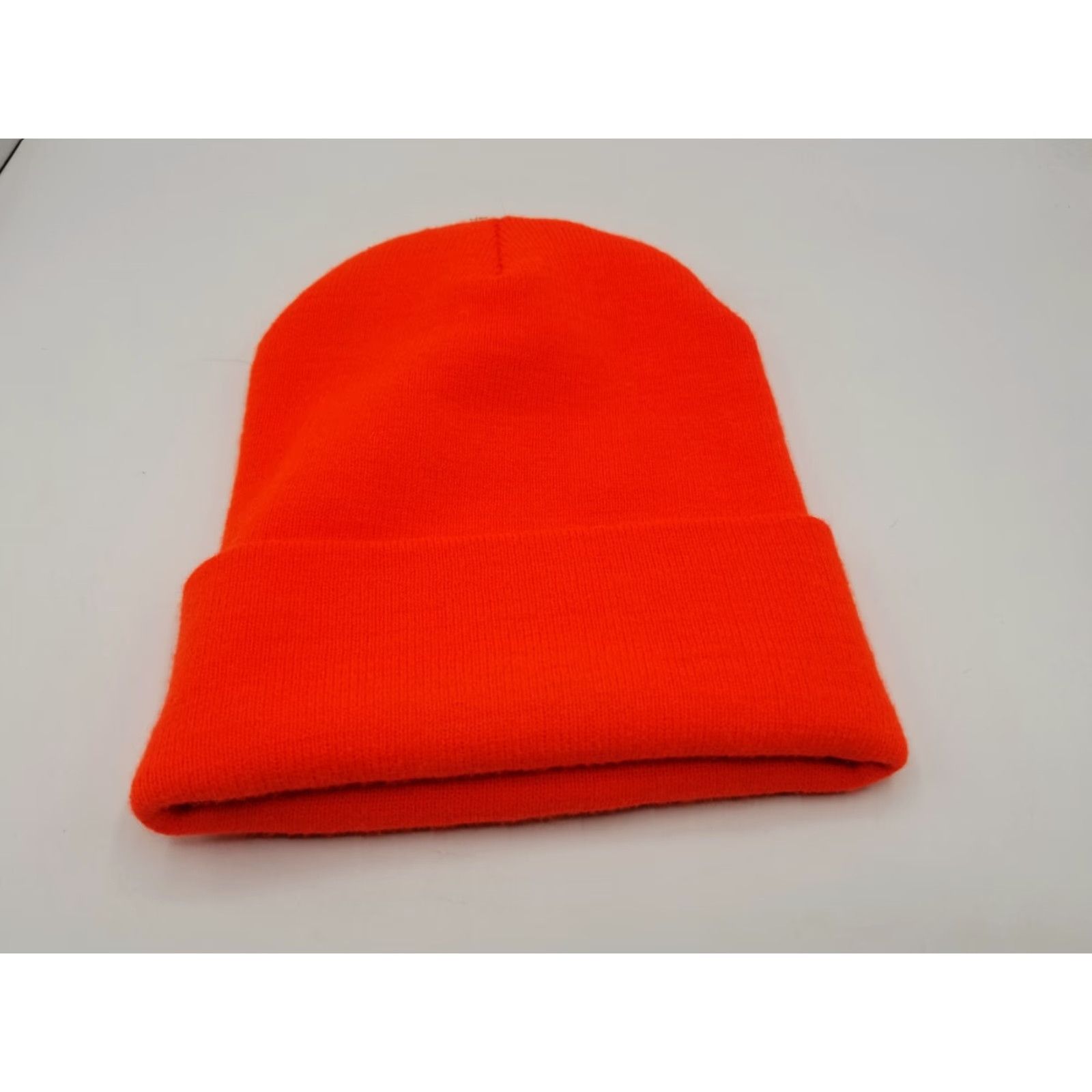 Carhartt Carhartt Beanie Cuffed Logo One Size Orange 100% Acrylic Winter Head Cap Work Men L Orange Beanie Matted? Size ONE SIZE - 3 Thumbnail