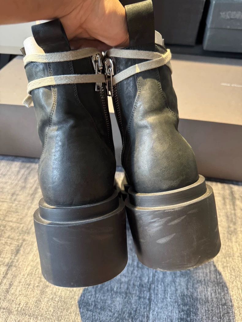 Rick Owens Rick Owens 24 SS main line army bogun high top boots Size US 10 / EU 43 - 5 Thumbnail
