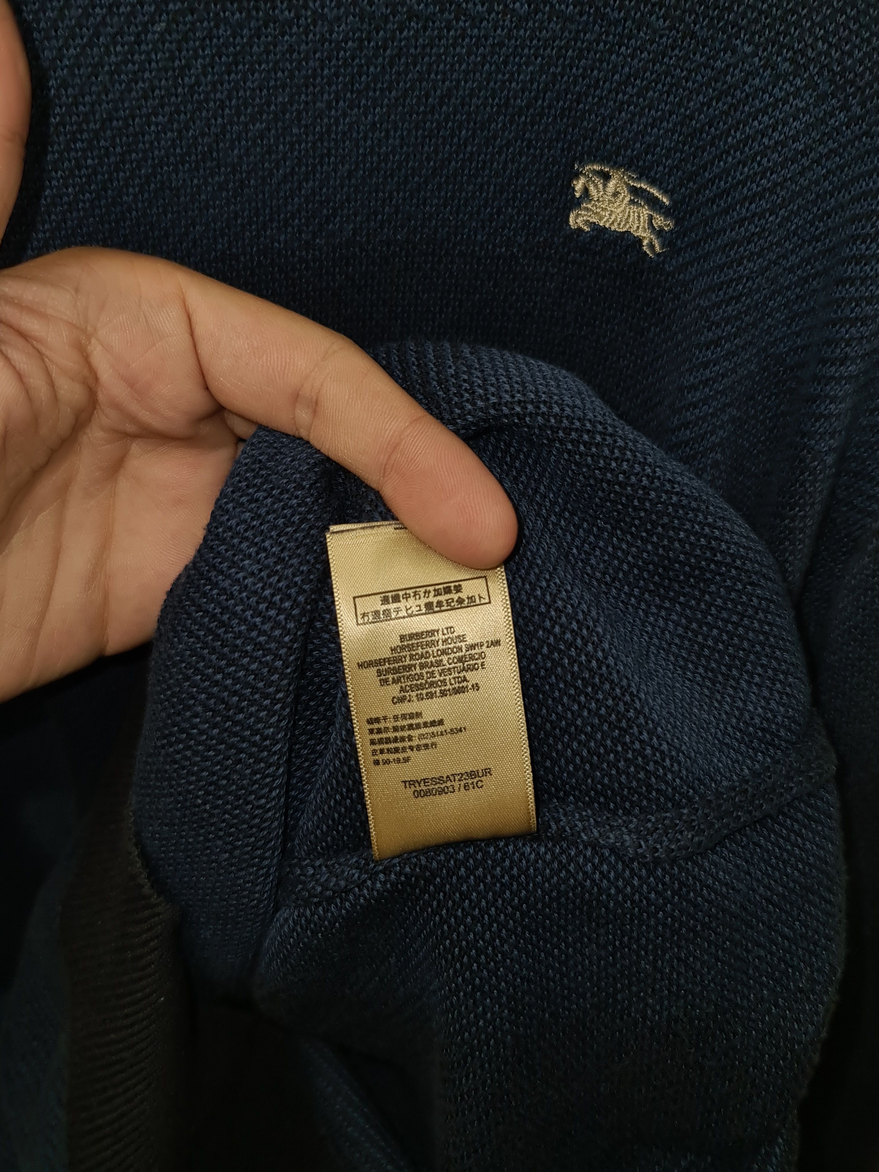 Burberry Burberry Blue Check Nova Crewneck sweater Size US L / EU 52-54 / 3 - 9 Thumbnail